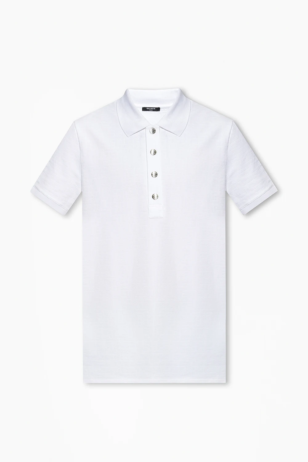 WHITE Cotton polo shirt