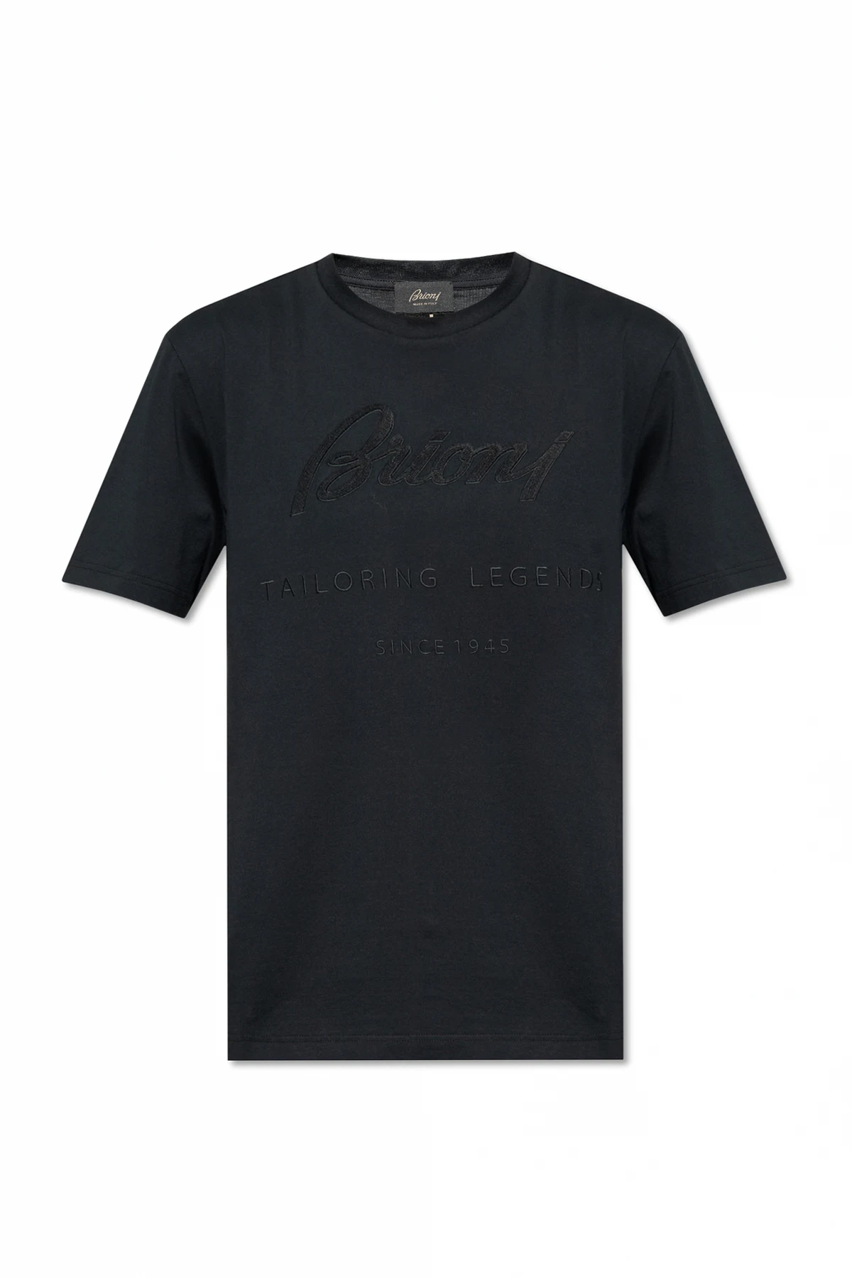 BLACK T-shirt with logo