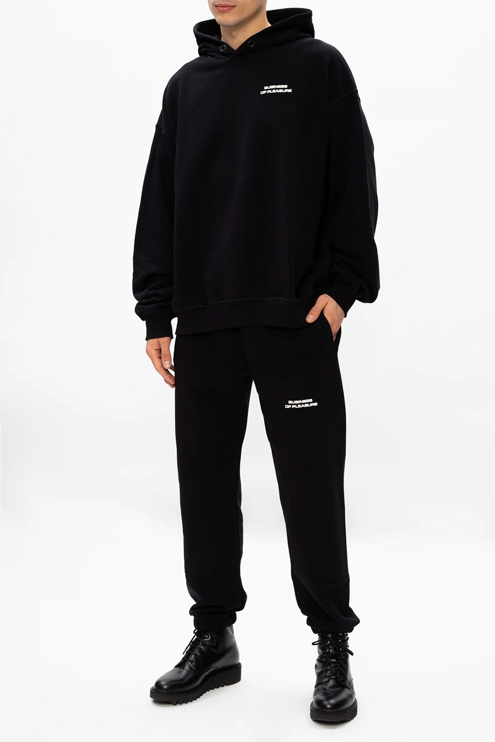 'Business of pleasure' sweatpants with logo