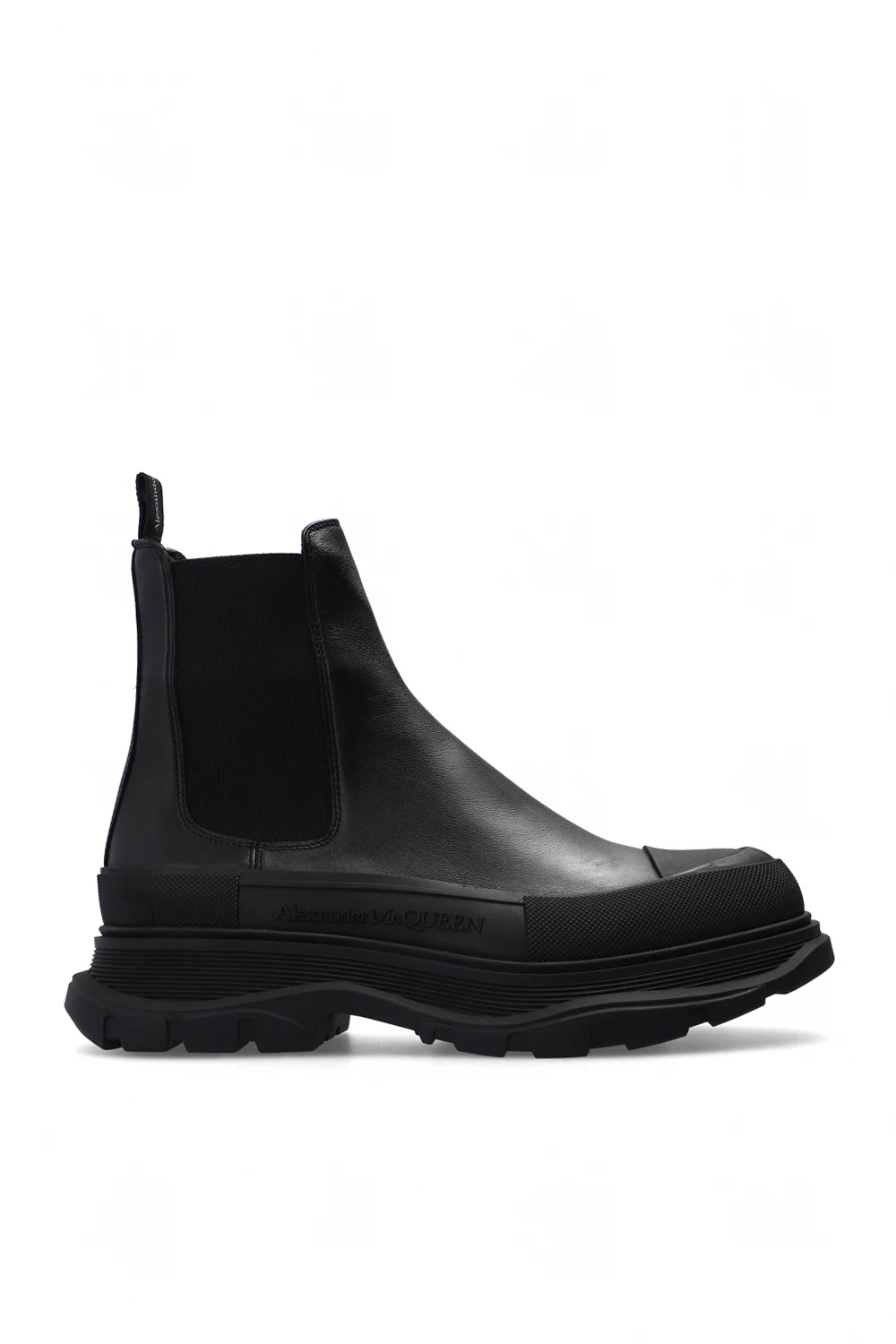 Slip-on platform ankle boots