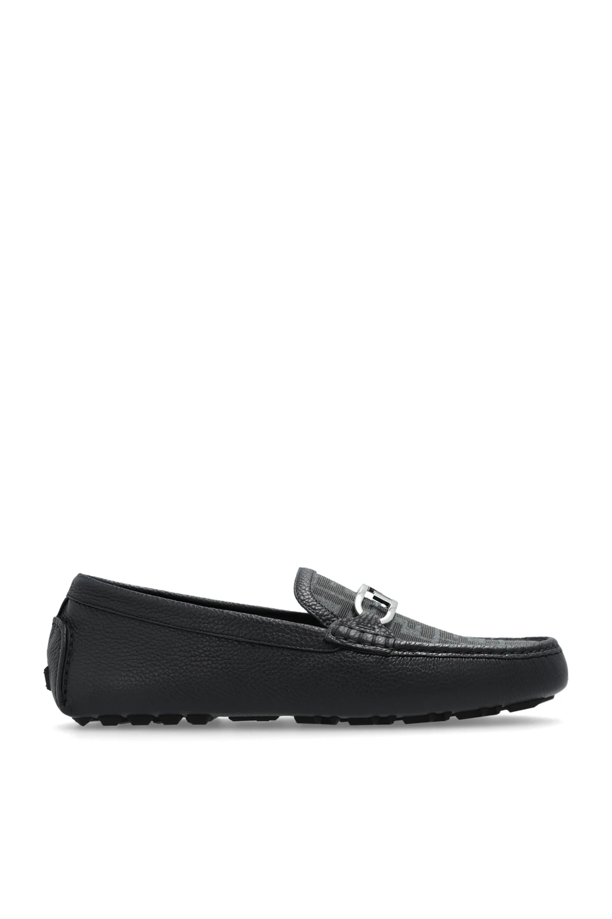 NAVY BLUE Leather moccasins 'Olock'