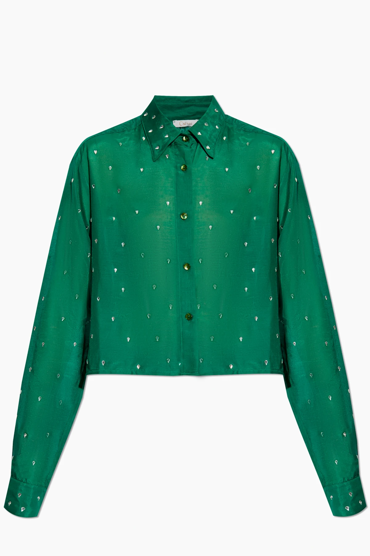 Hemd mit Kristallen