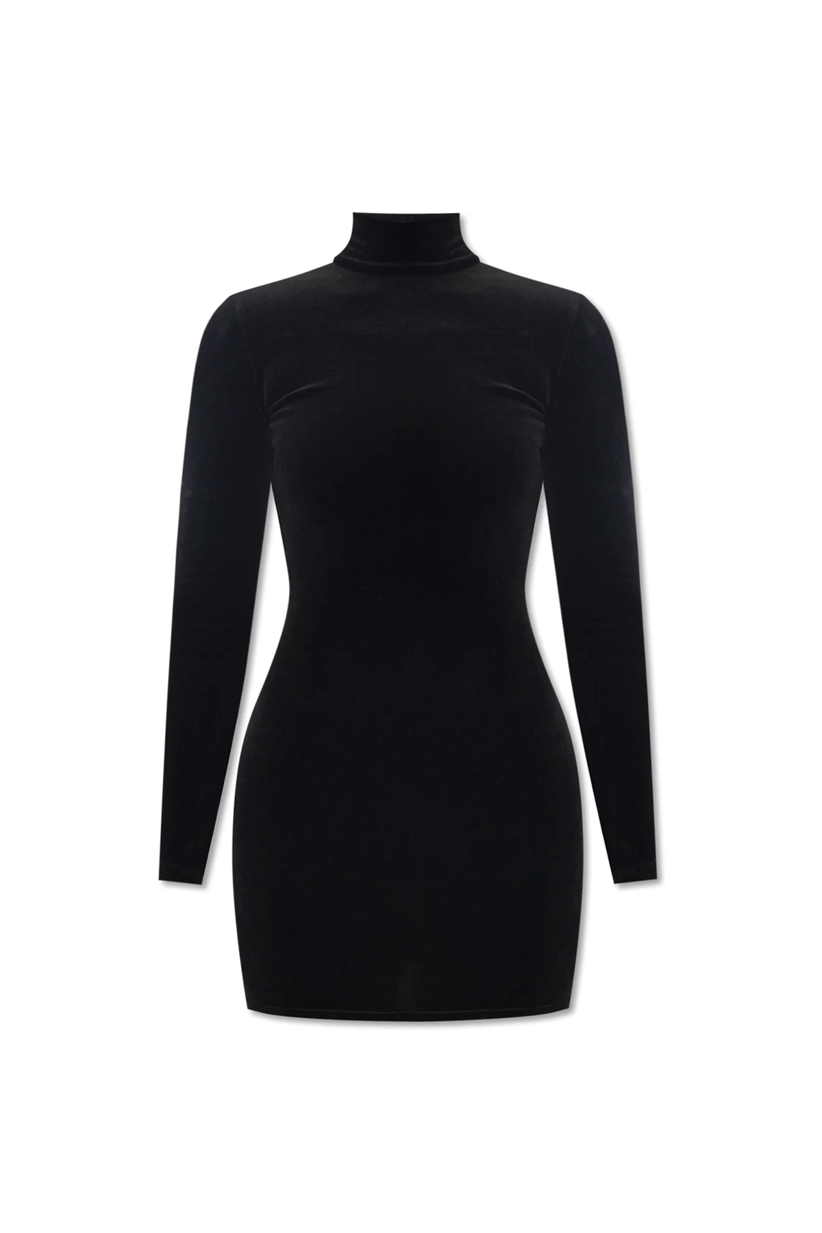 Mini velour dress