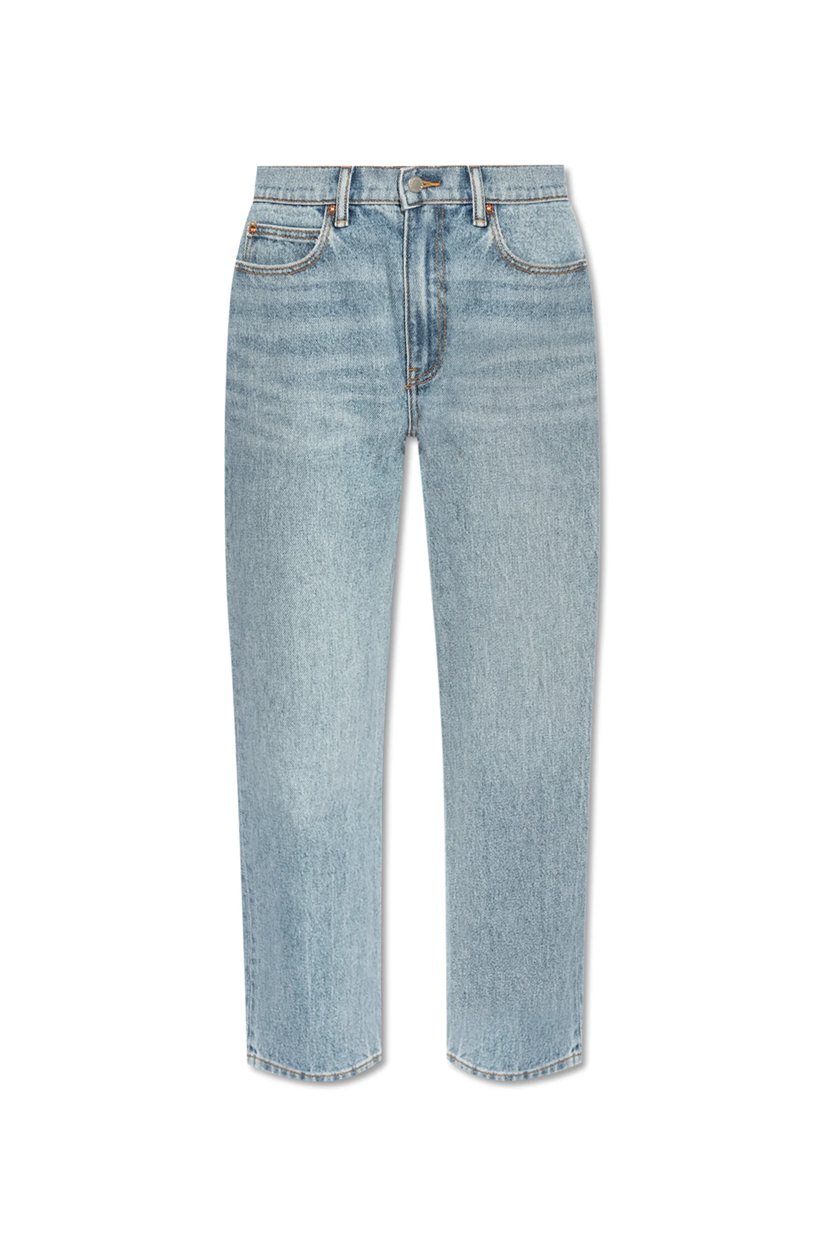 Straight-leg jeans