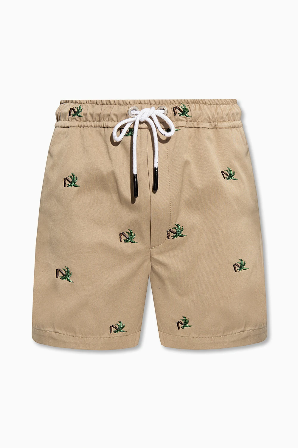 Shorts with floral motif