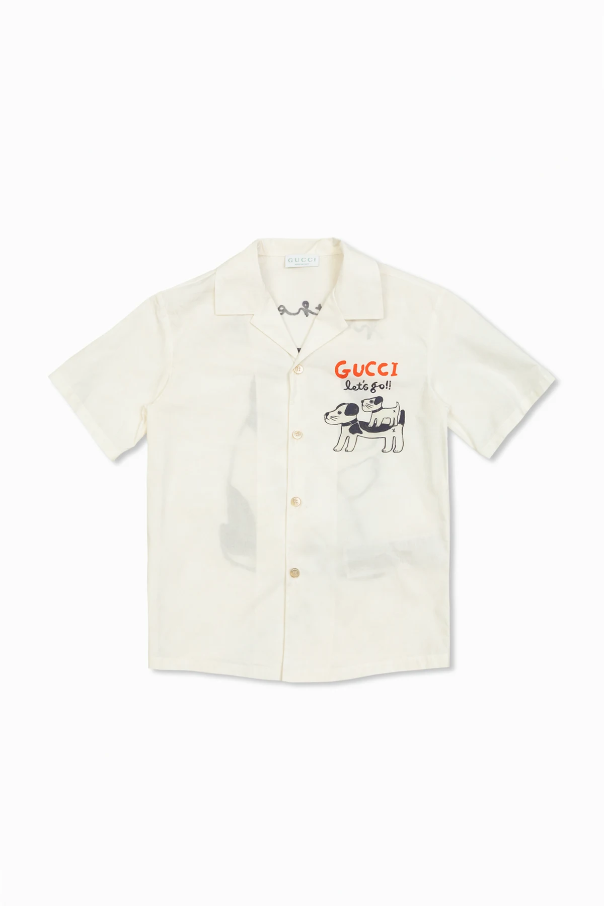 Shirt with decorative print