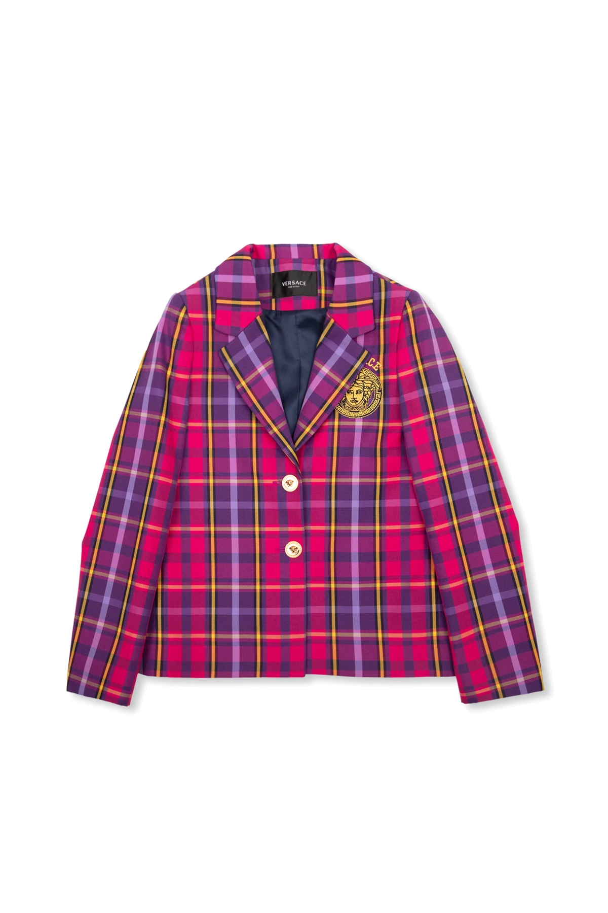 Checked blazer