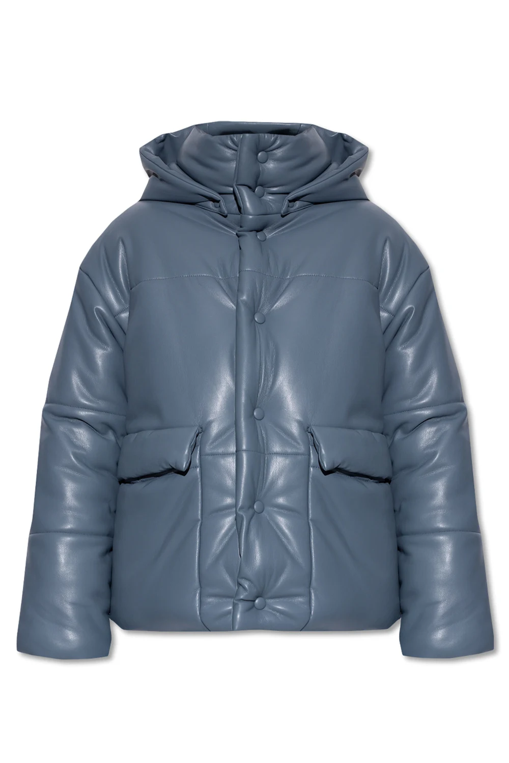 Quilted jacket with a hood