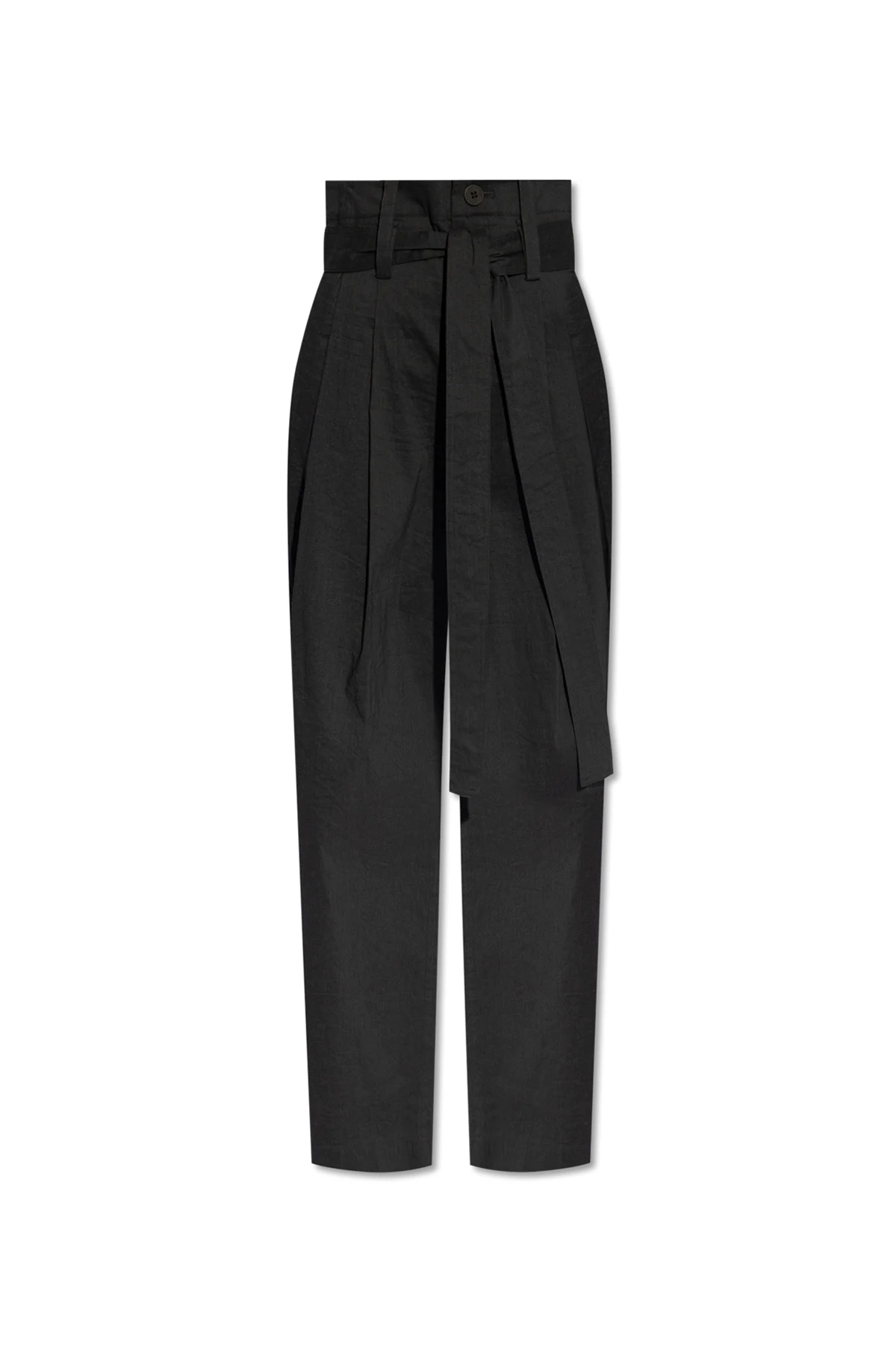 High-waisted trousers