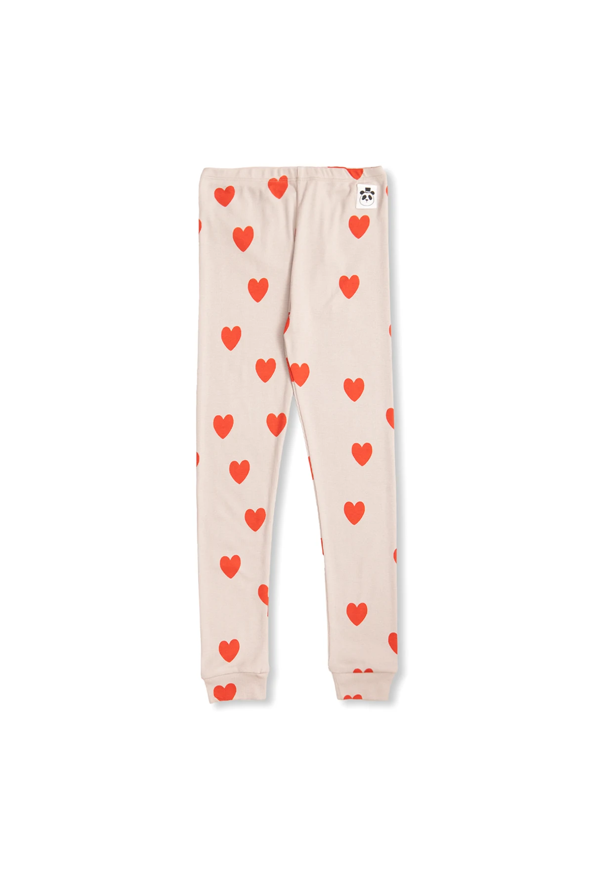 Leggings with heart motif