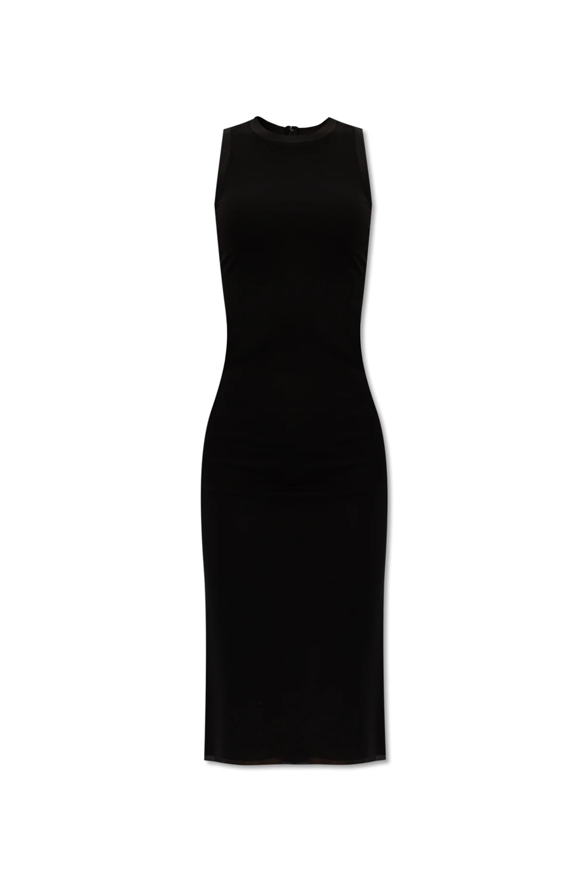 Jedwabna sukienka bez rękawów