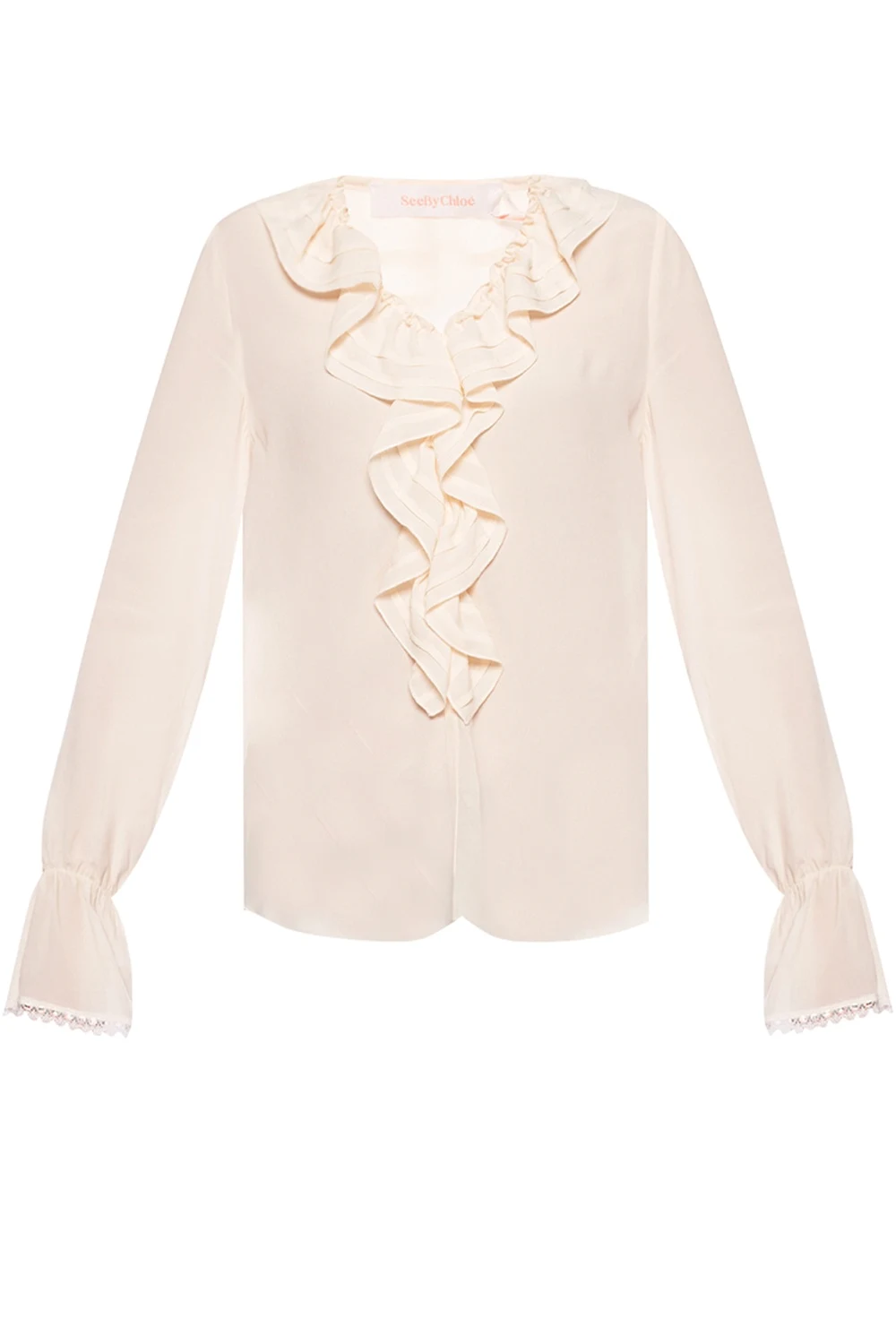 Top with ruffles