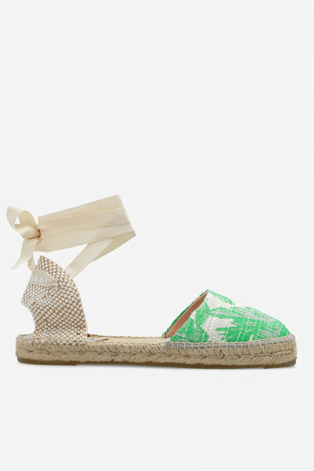 Espadrilles with ankle ties
