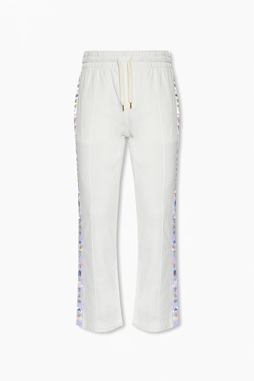 Spodnie dresowe z satynowymi lampasami