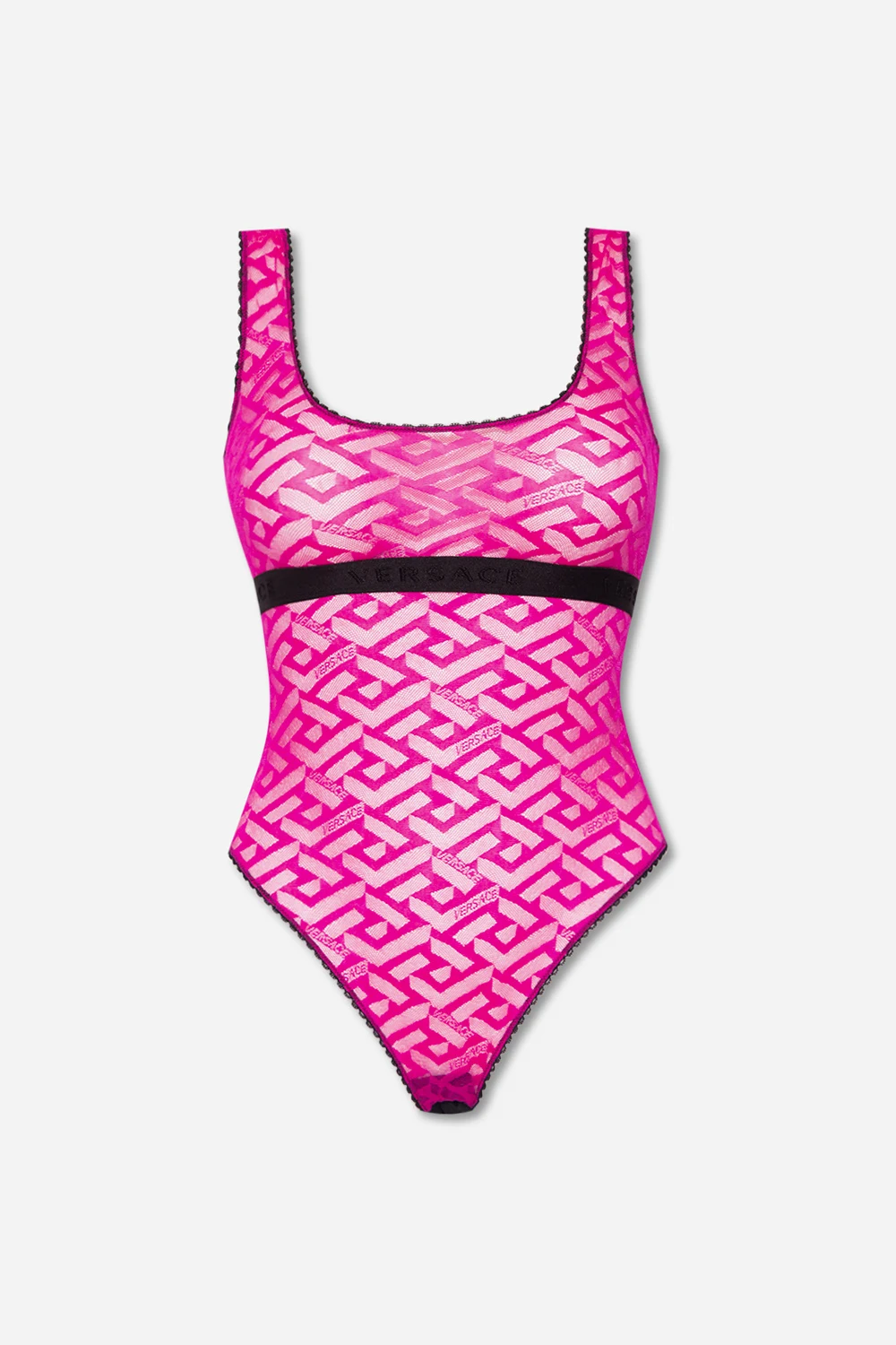 Bodysuit with La Greca pattern