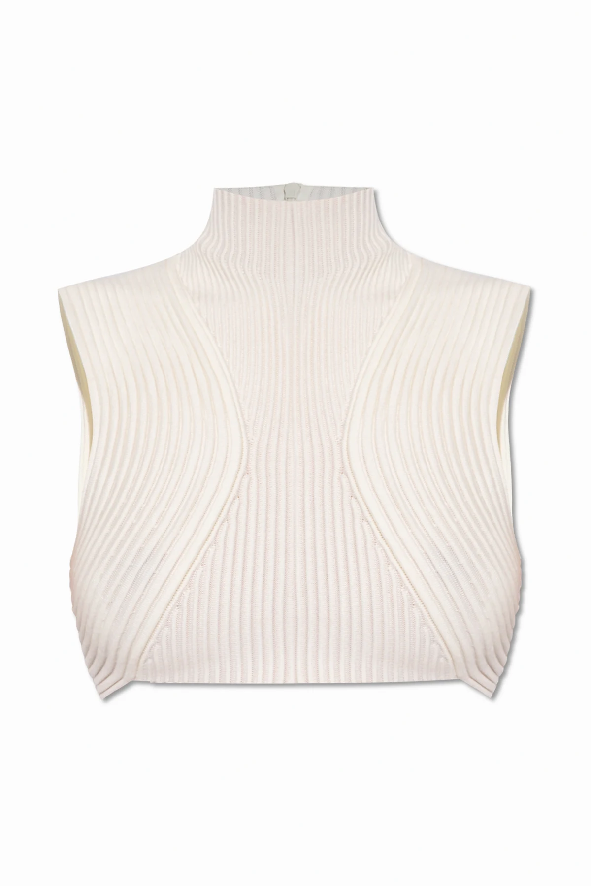 Wool cropped top