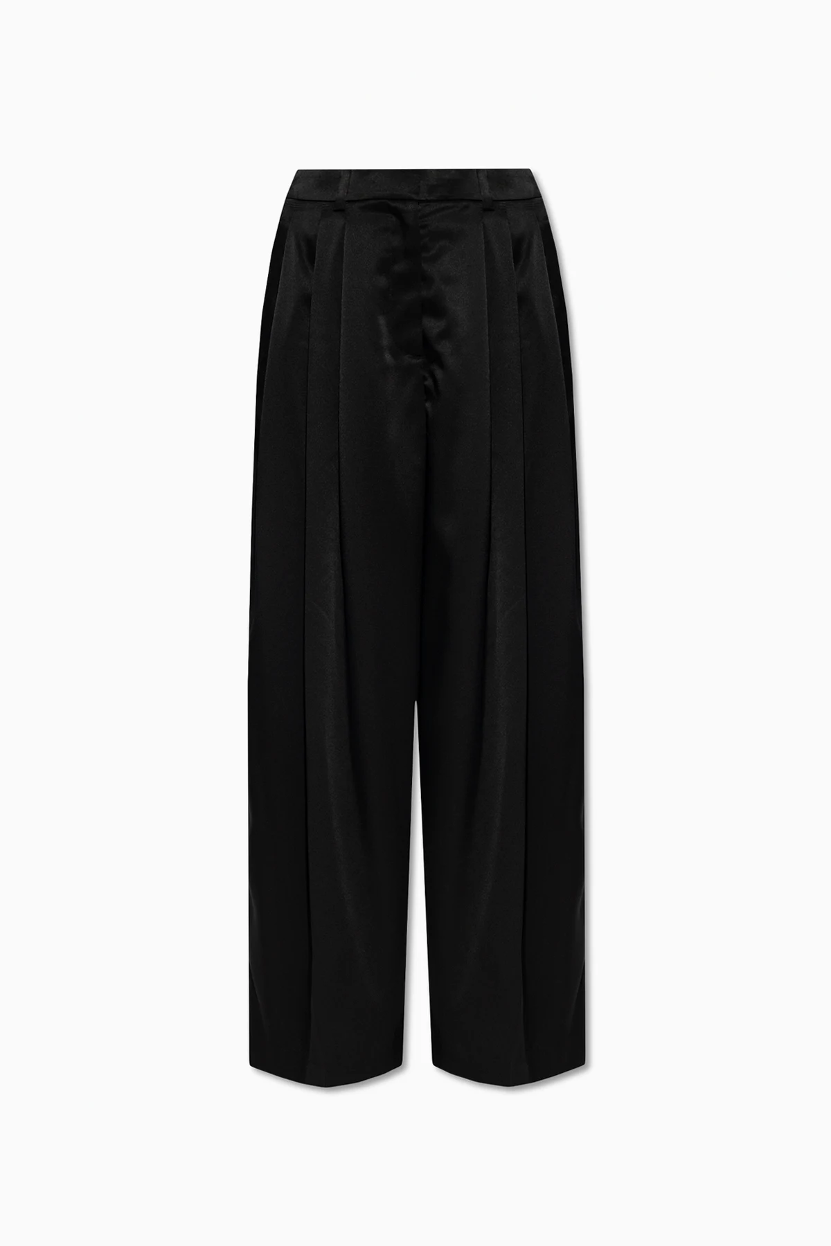 Trousers with wide legs