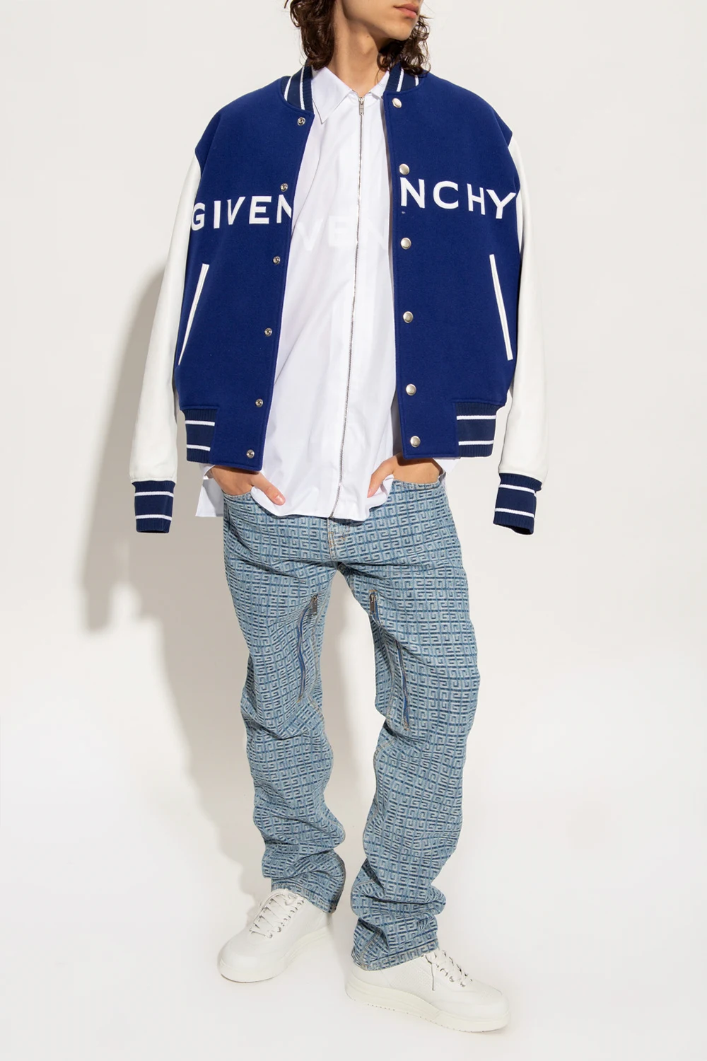 Cotton shirt with logo