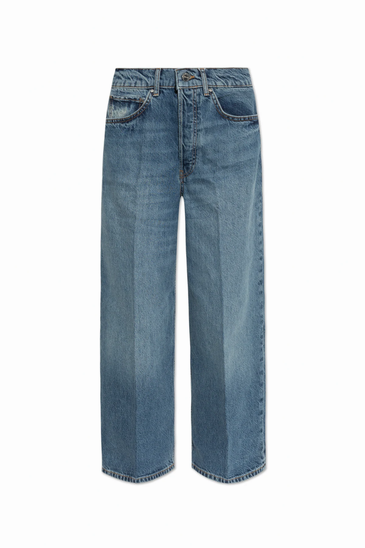 Jeansy z nogawkami o szerokim kroju