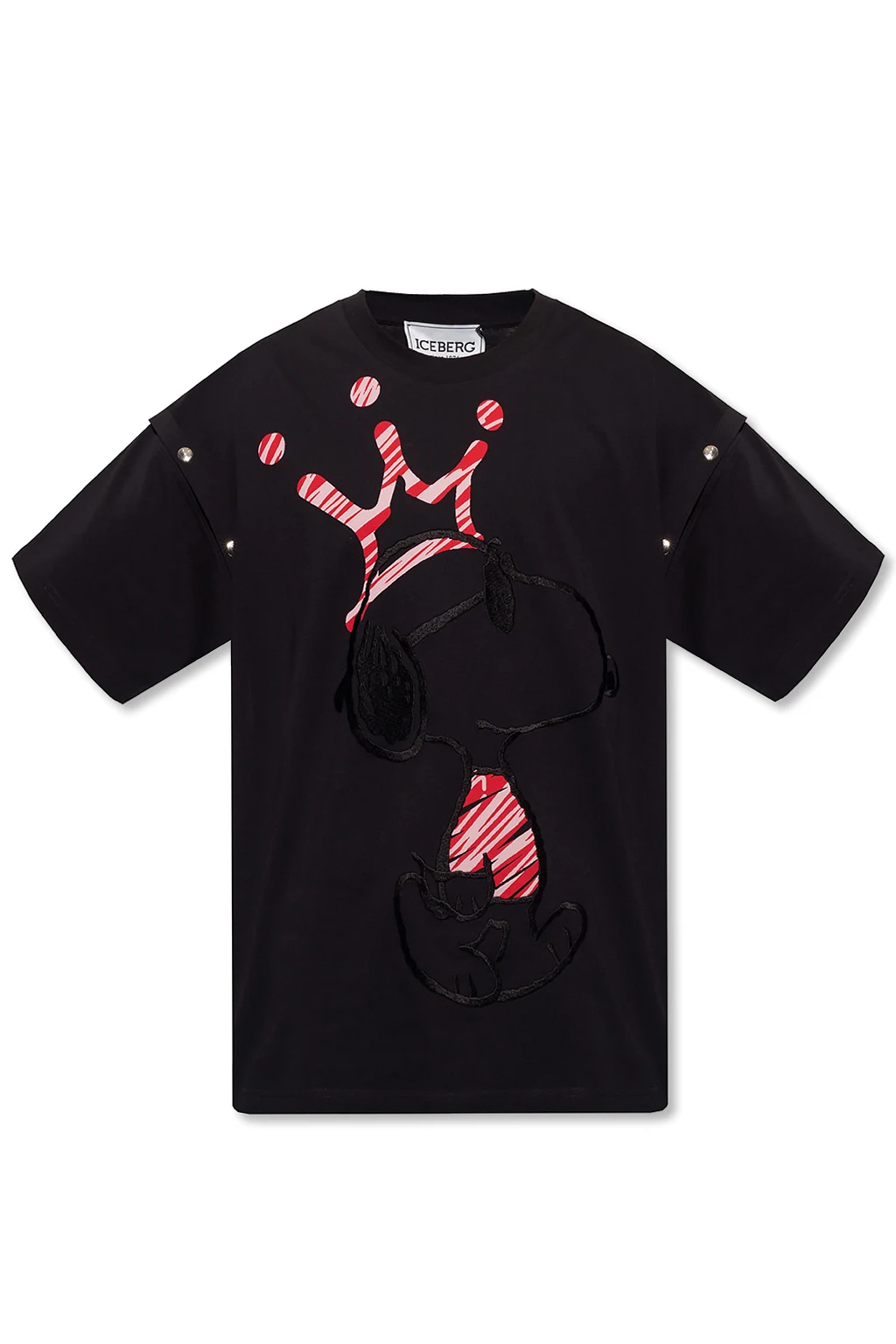 T-shirt with detachable sleeves