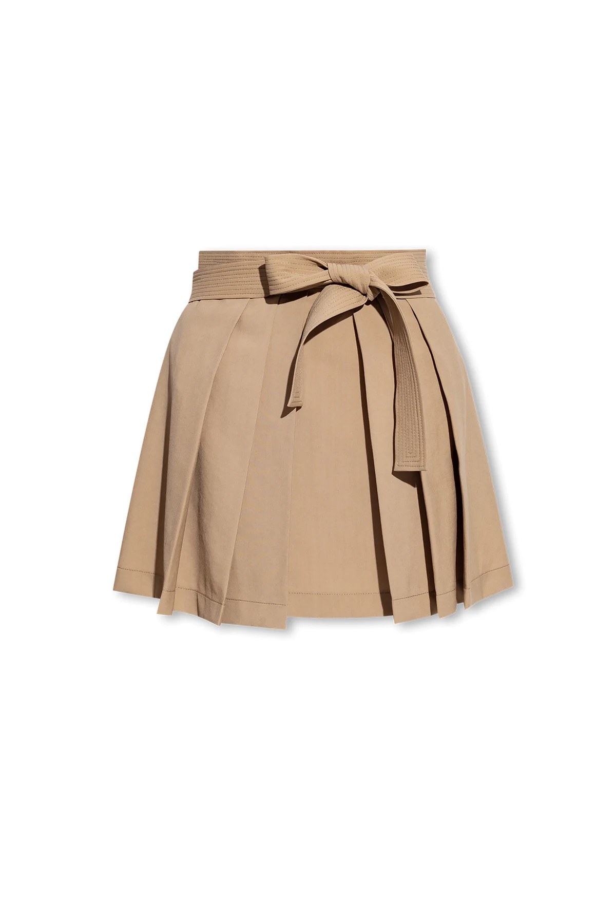 Wool skirt with logo