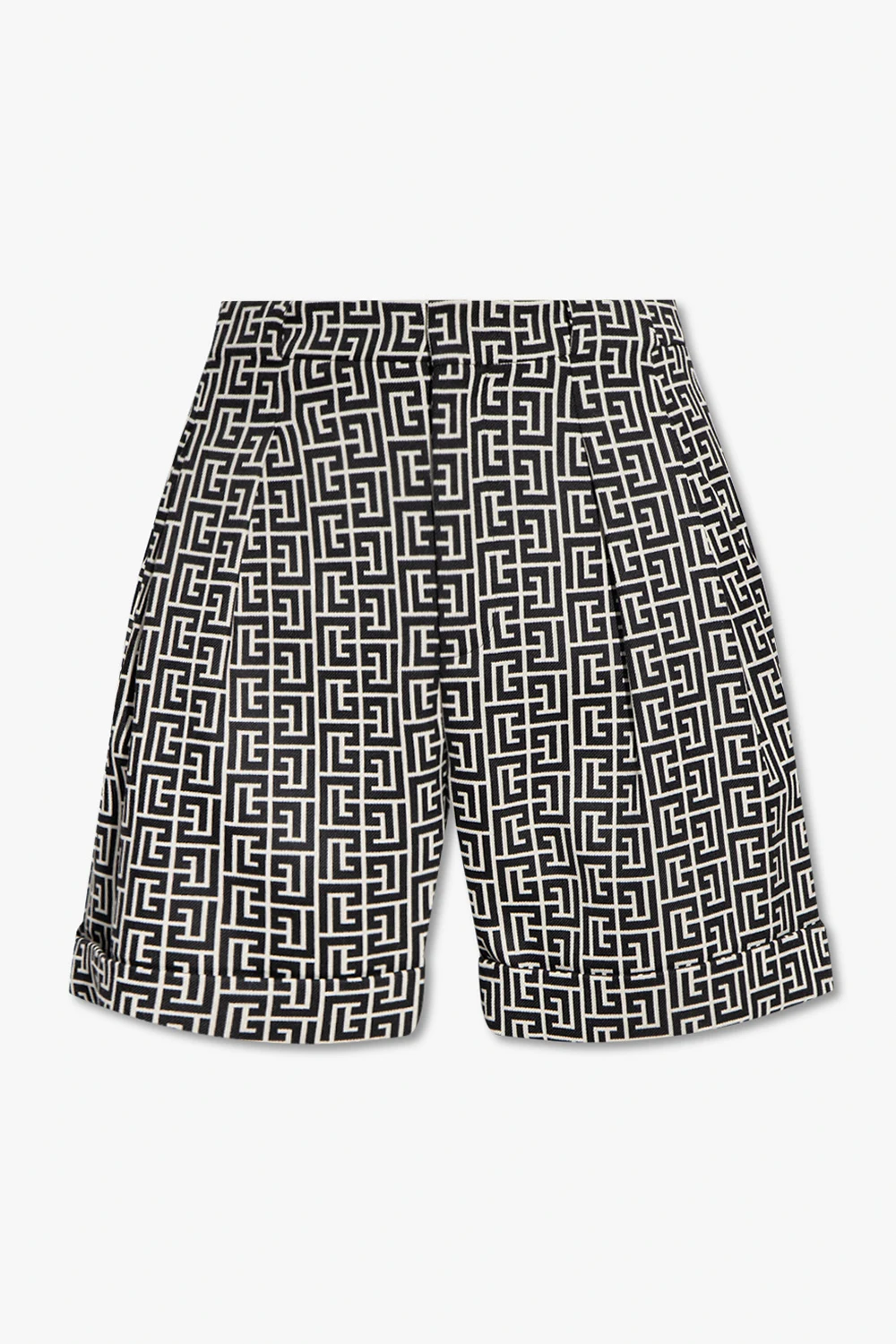 Shorts with monogram
