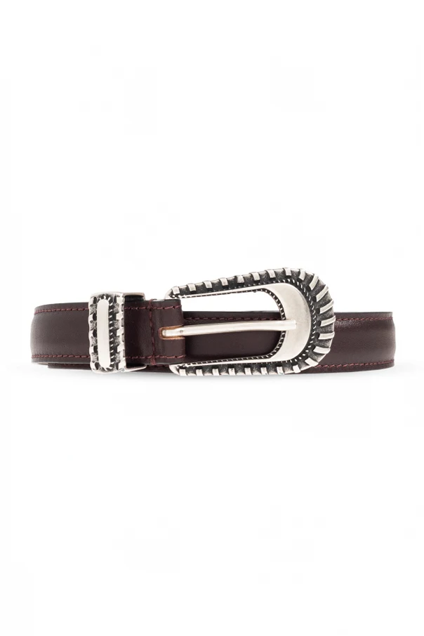 BORDO Skórzany pasek ‘Belly flat’