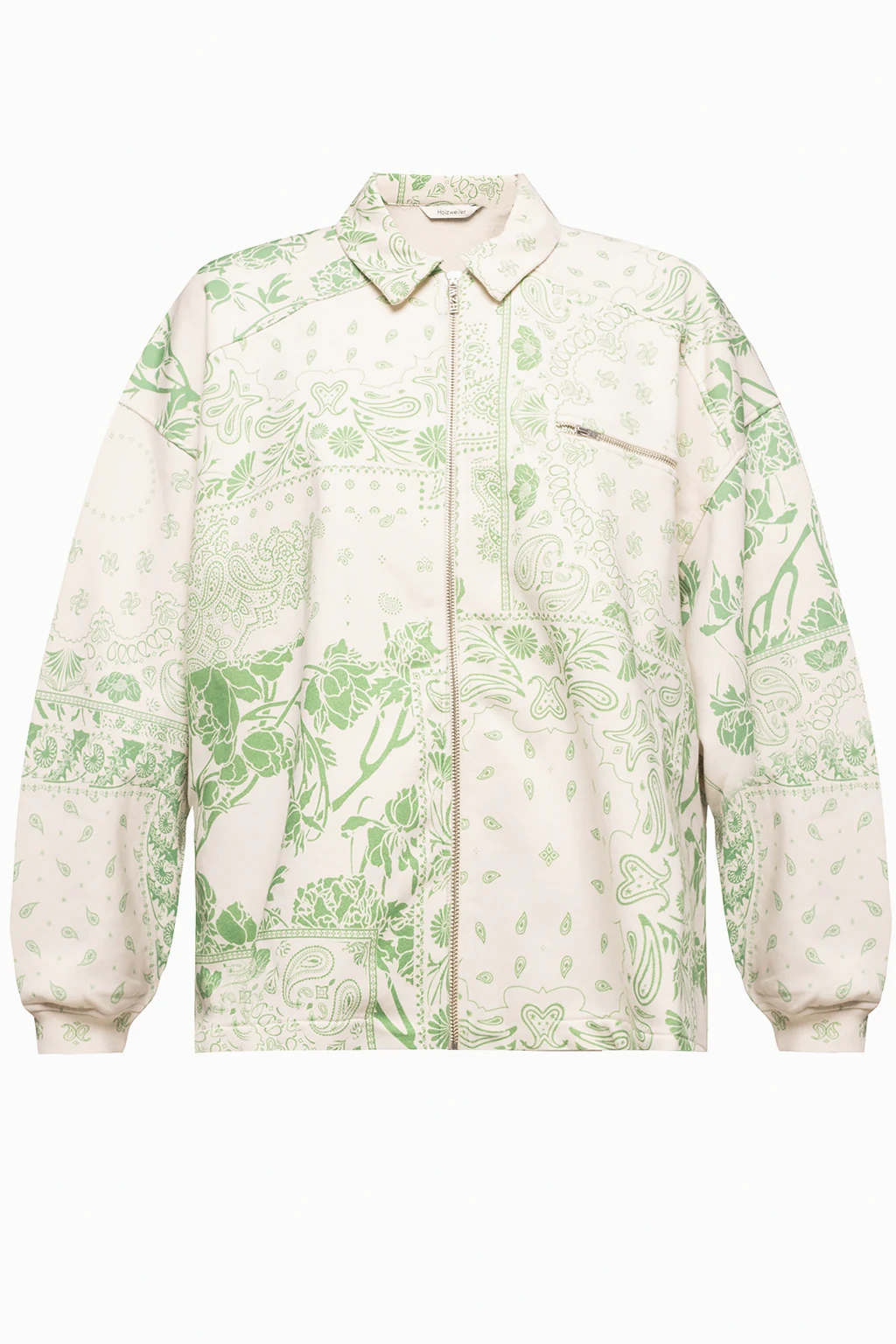 Sweatshirt with floral motif