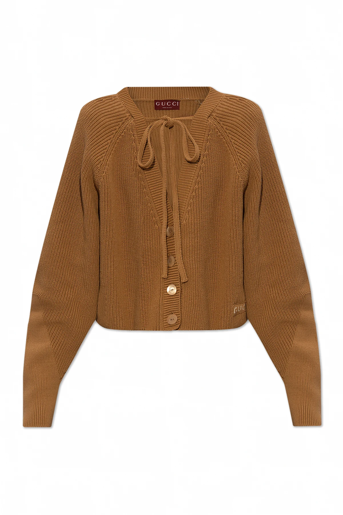 BRAUN Kurzer Baumwollcardigan