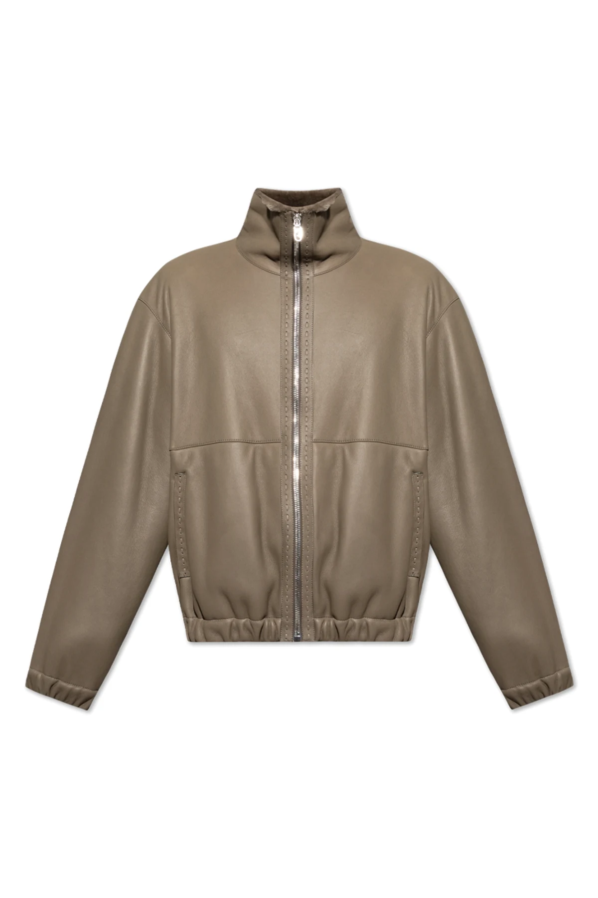 Schaffellmantel mit Taschen