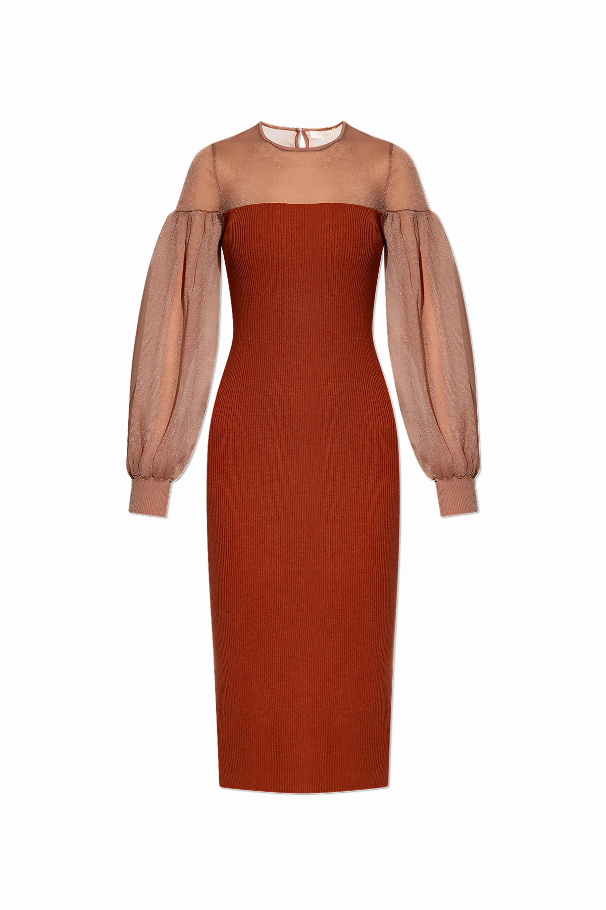 ‘Milla’ dress with puff sleeves
