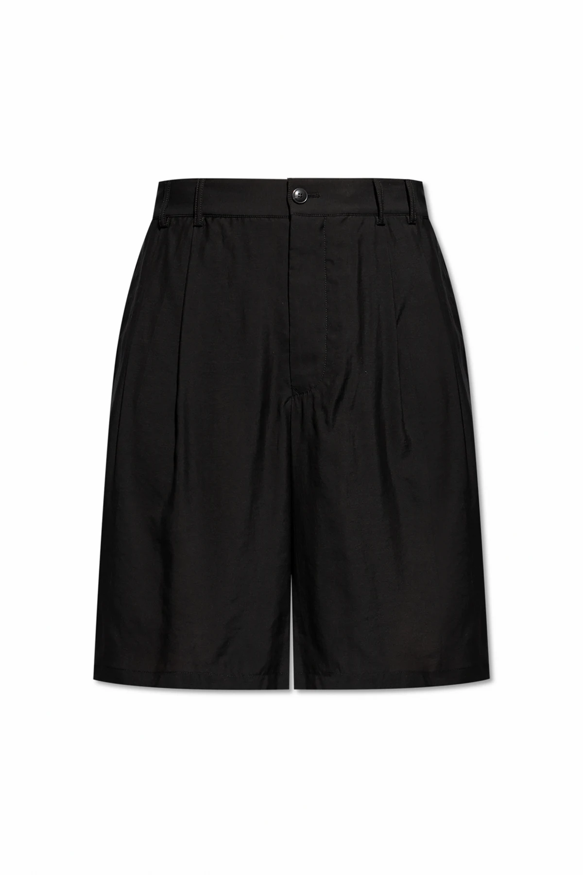 Pleated shorts