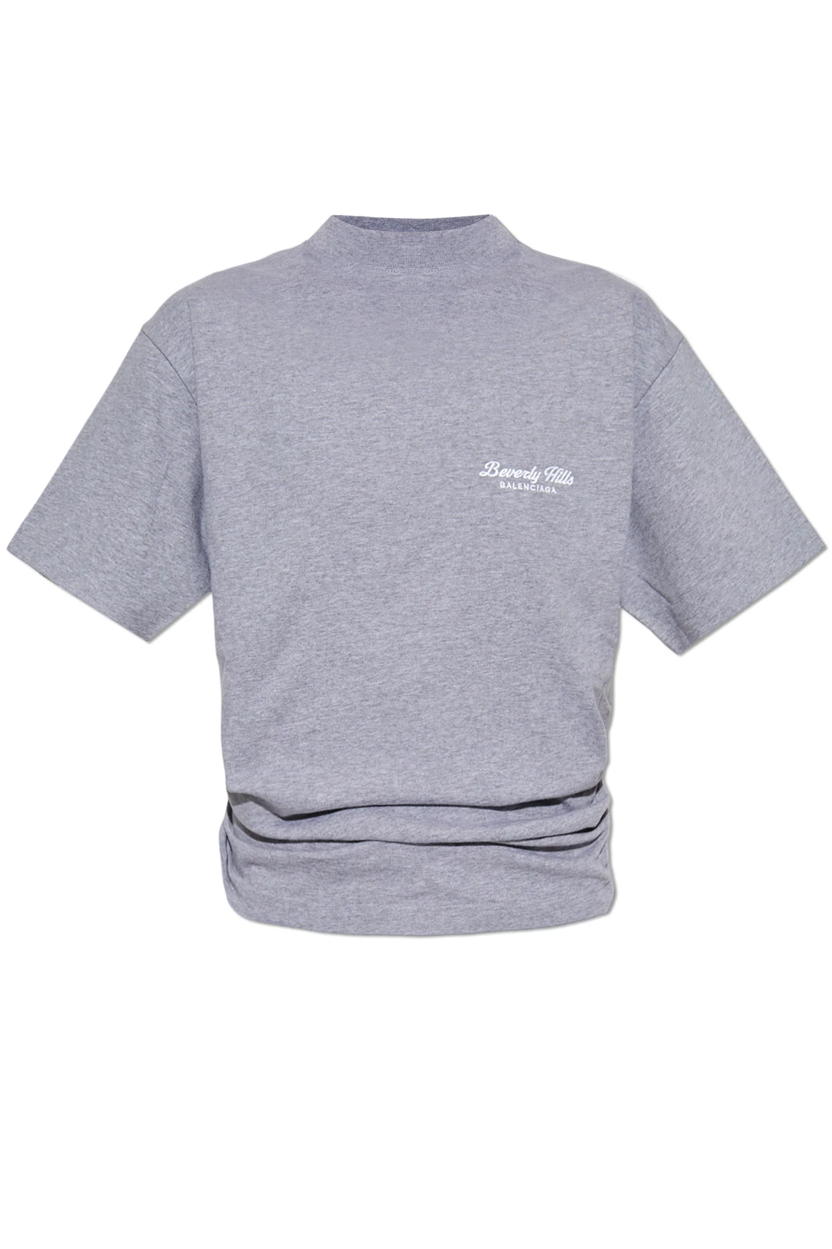 T-Shirt mit dekorativem Knoten hinten