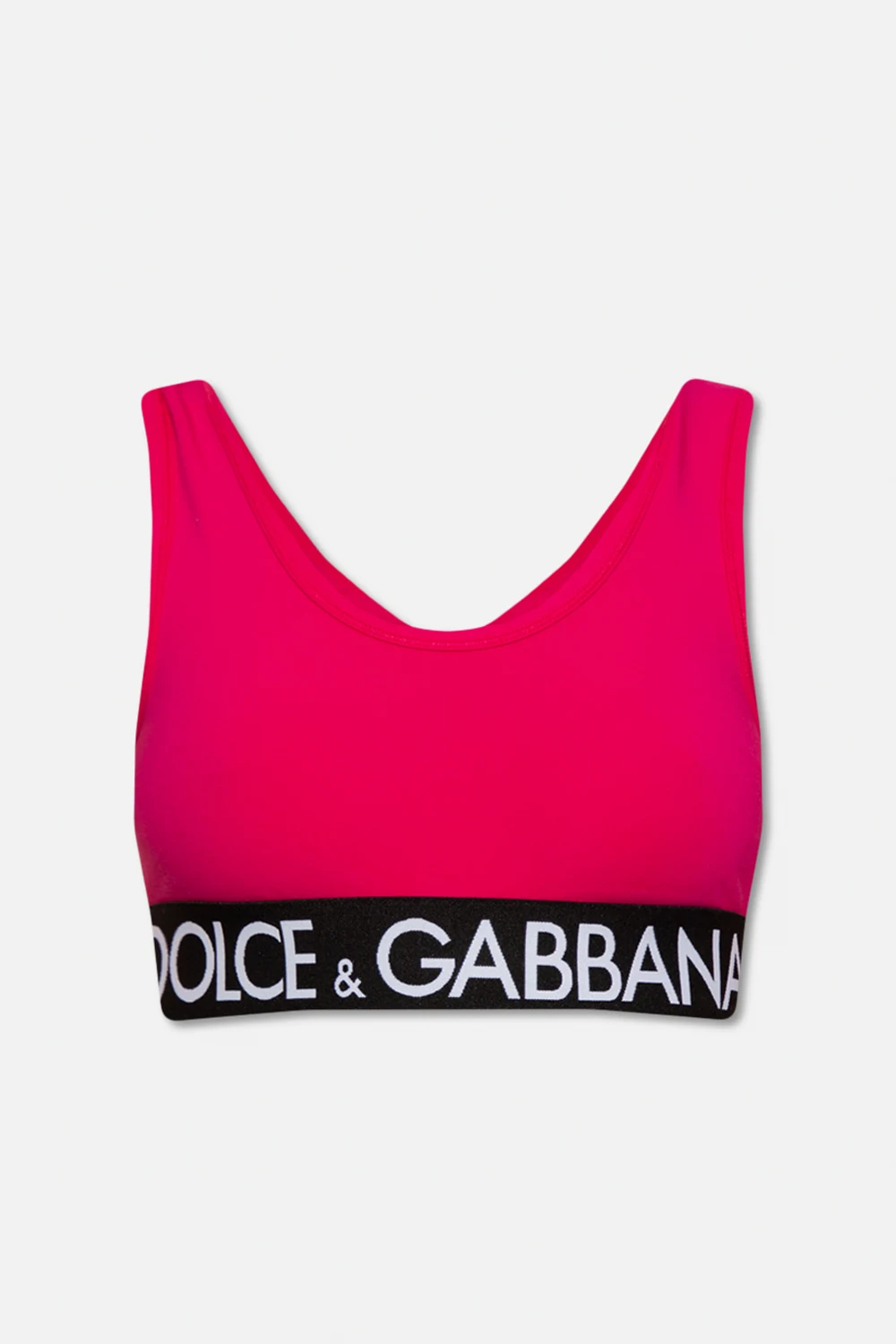 Cropped top with logo