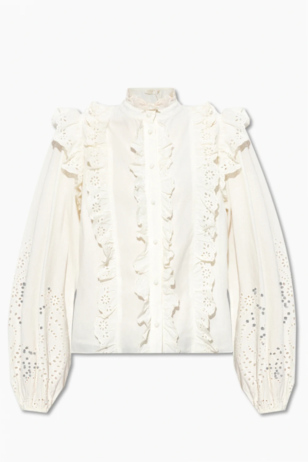‘Alma’ ruffled shirt