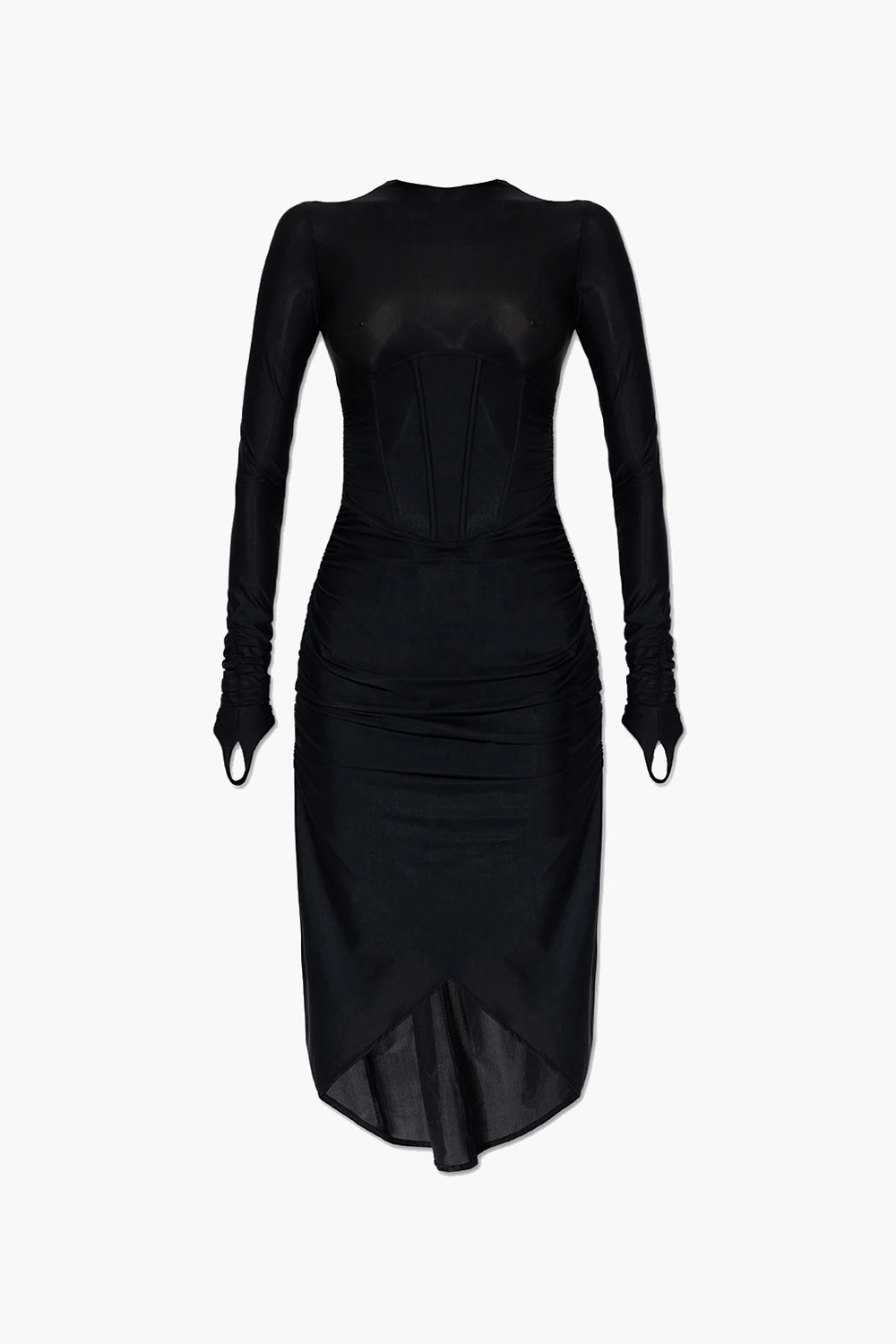 Sukienka usztywniana fiszbinami