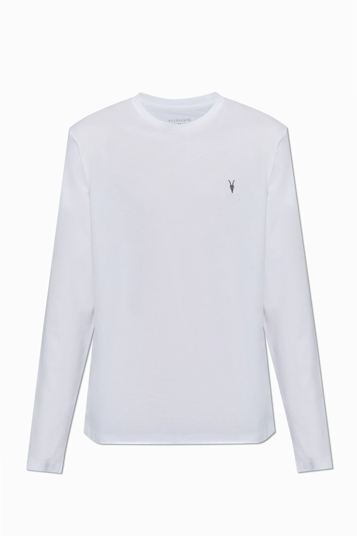 BIAŁY  T-shirt `Brace` z długimi rękawami