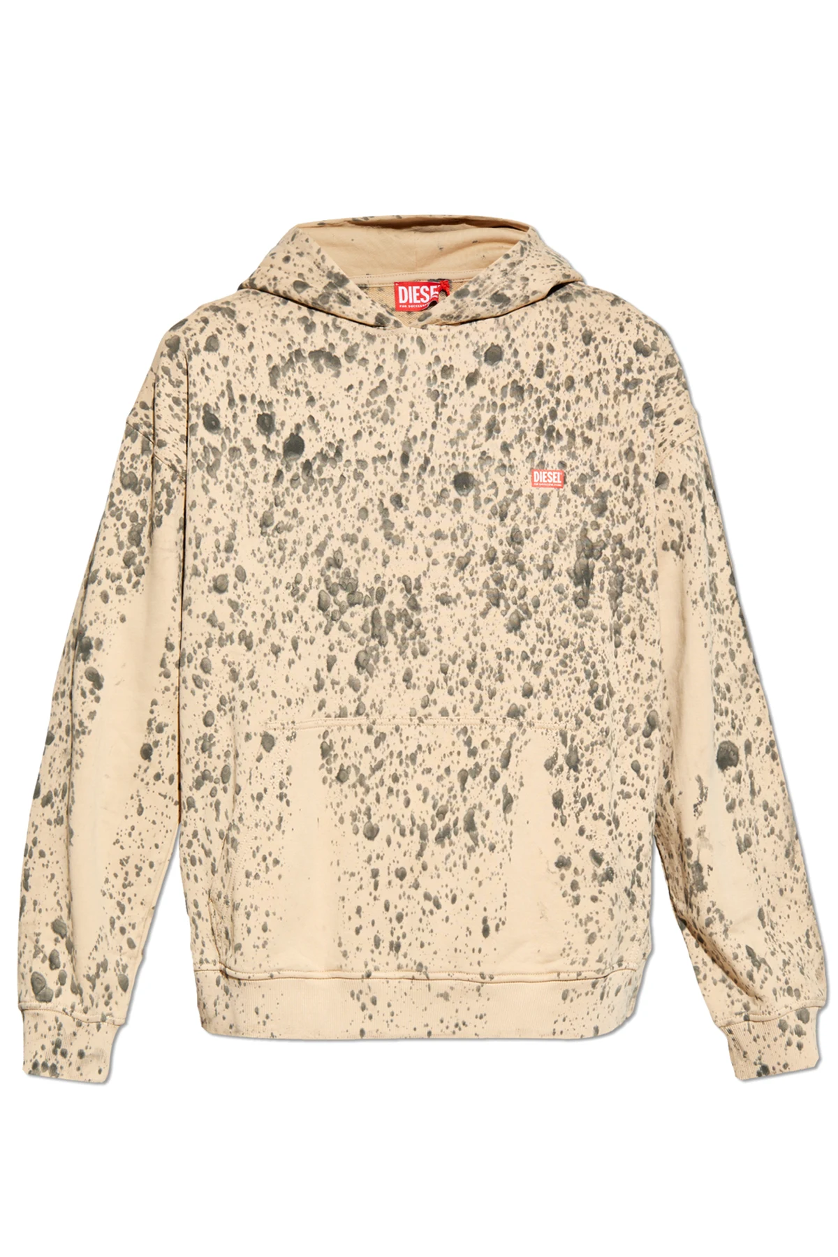 beige Sweatshirt S-BOXT-HOOD-K1