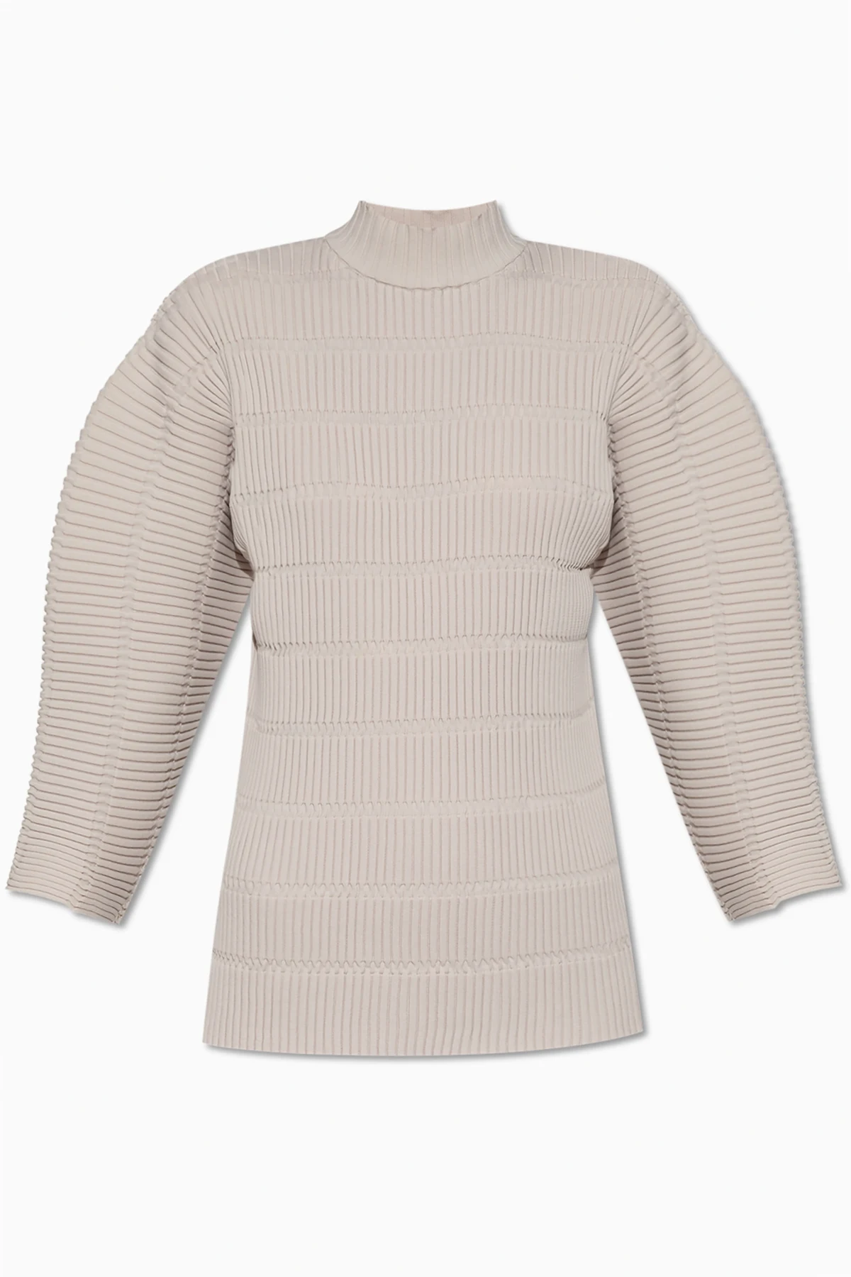 Top z okrągłym dekoltem