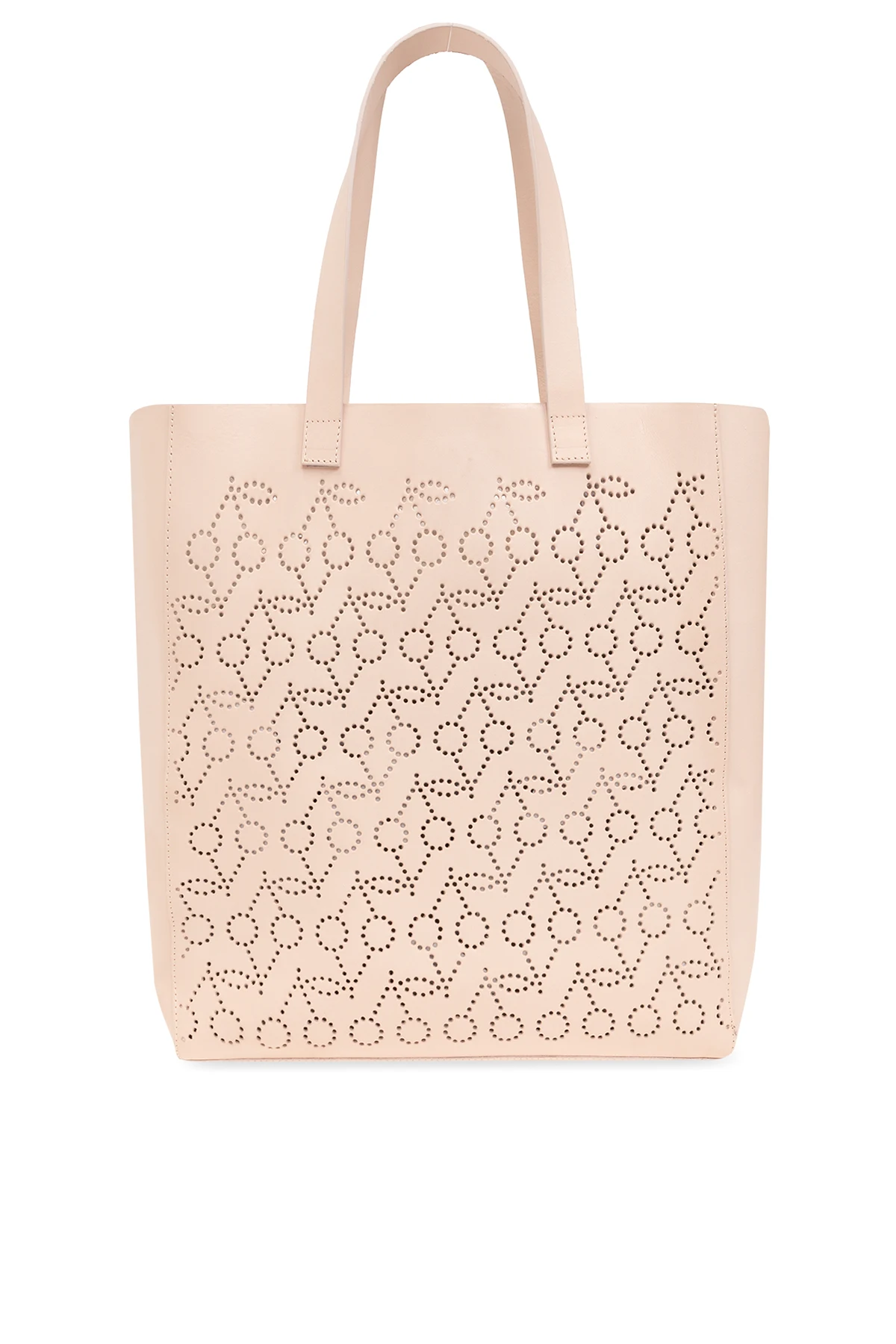 ‘Brune’ leather shopper bag