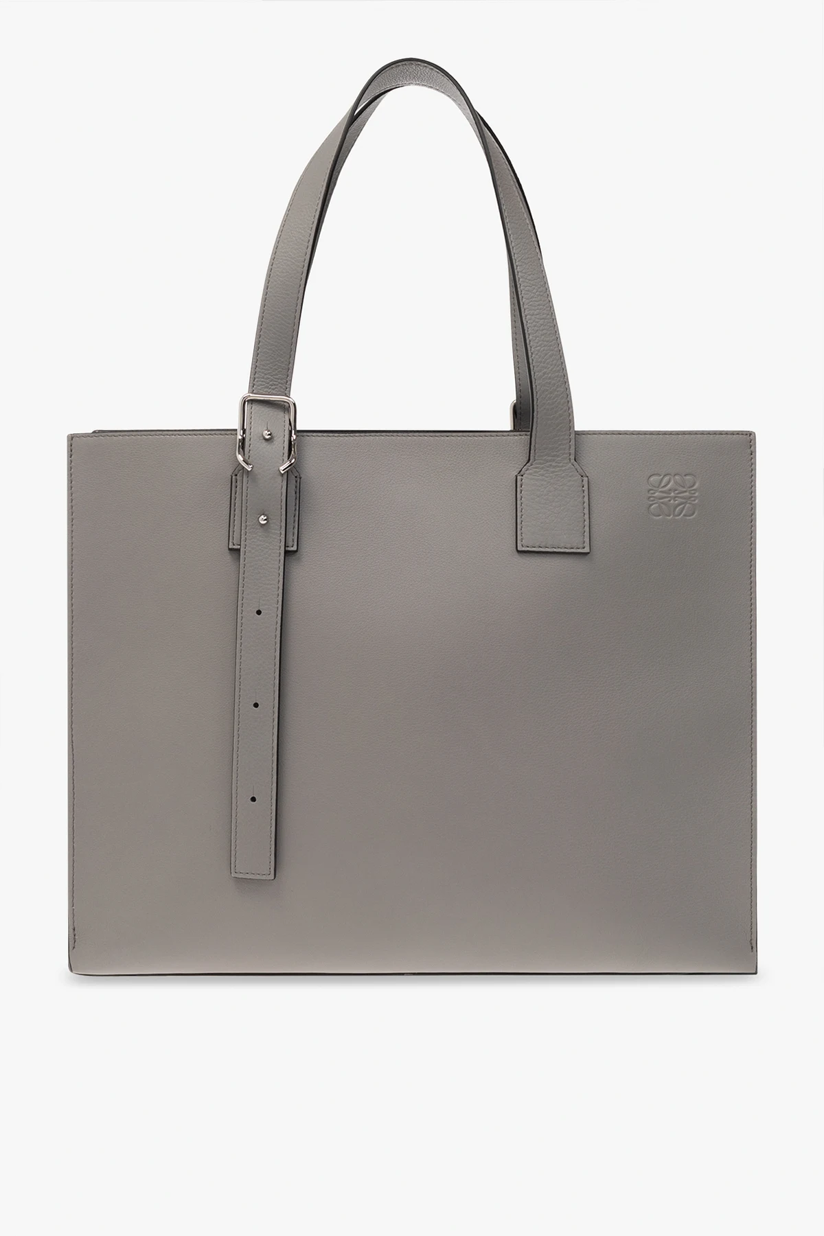 ‘Buckle Horizonta’ leather handbag