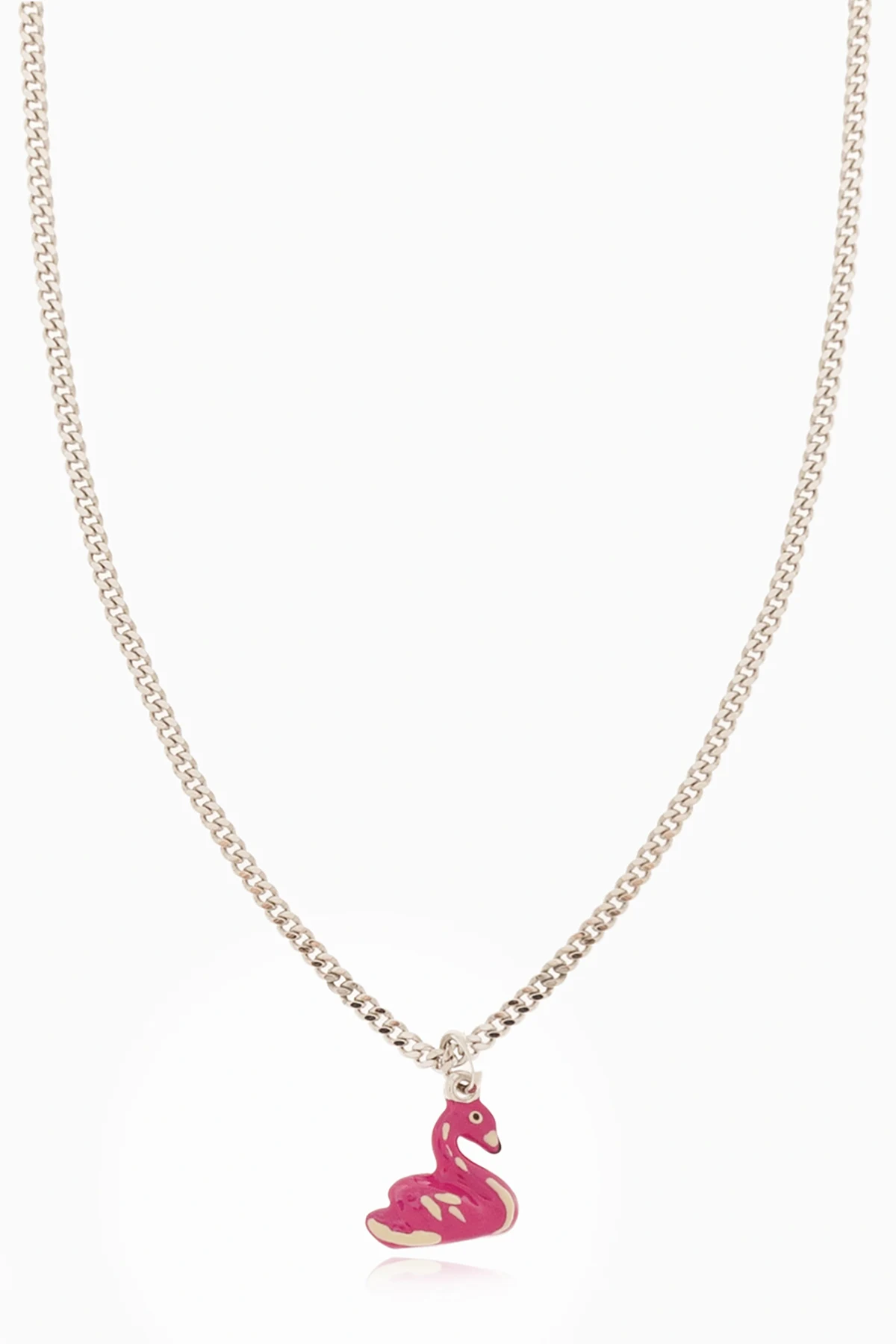 Necklace with swan pendant