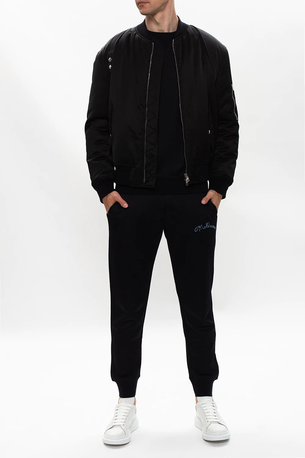 Logo-embroidered sweatshirt
