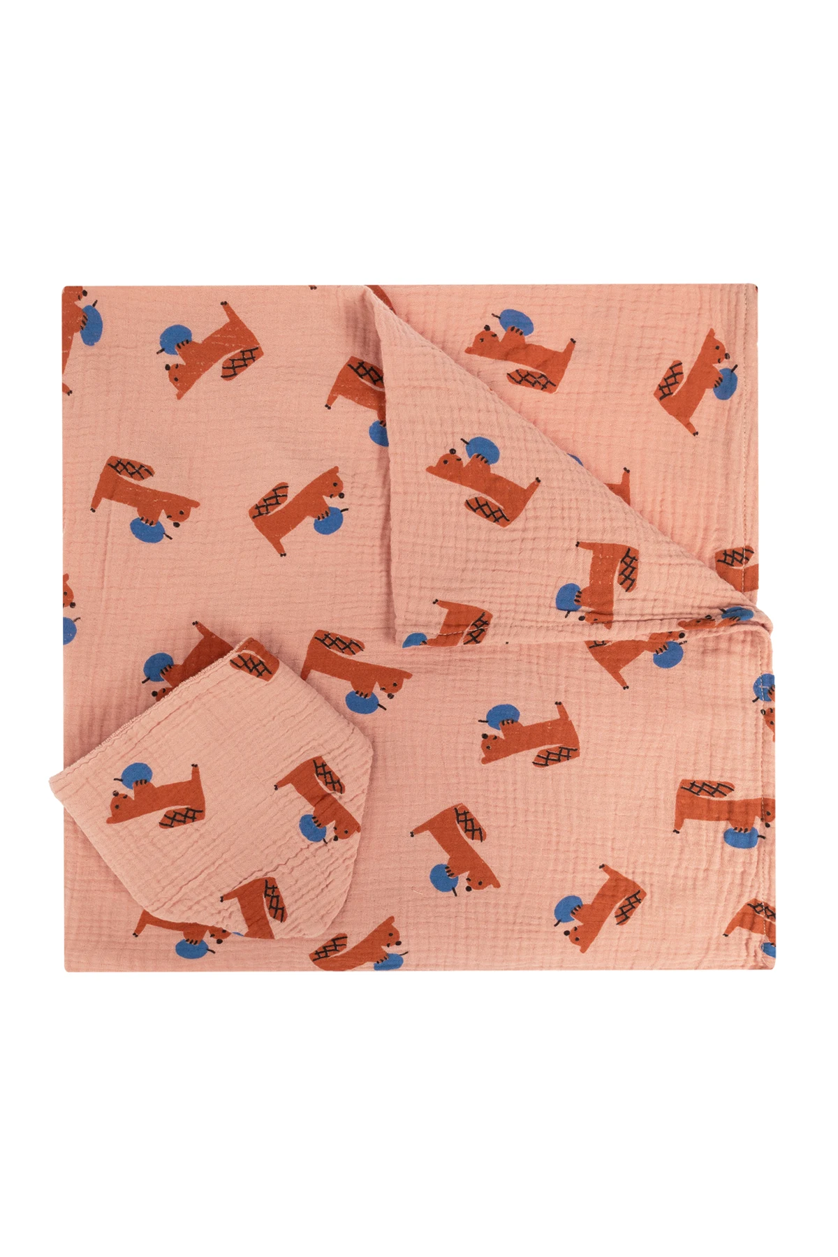 Muslin set: bib and blanket