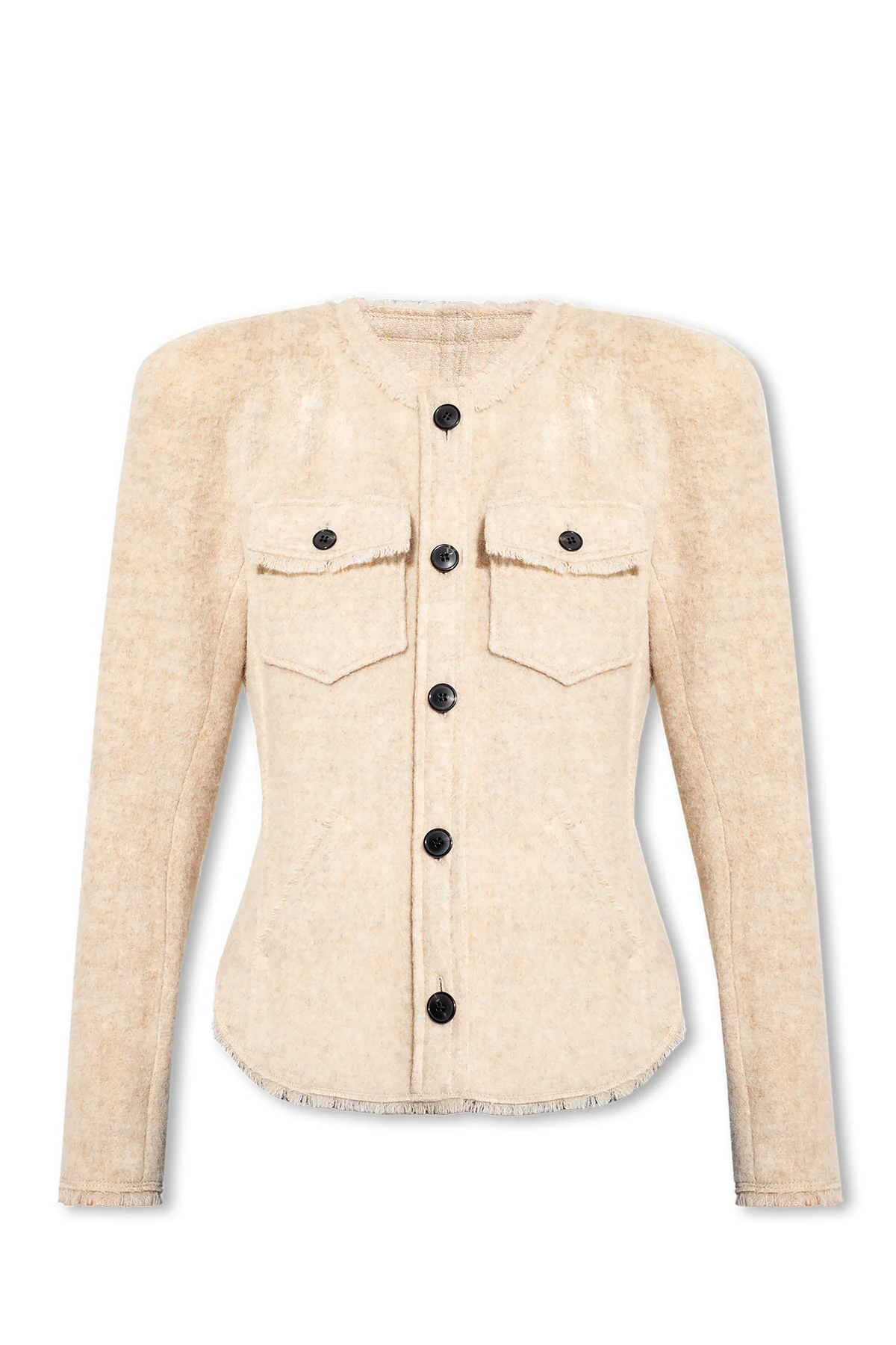 beige 'Nelly' wool jacket