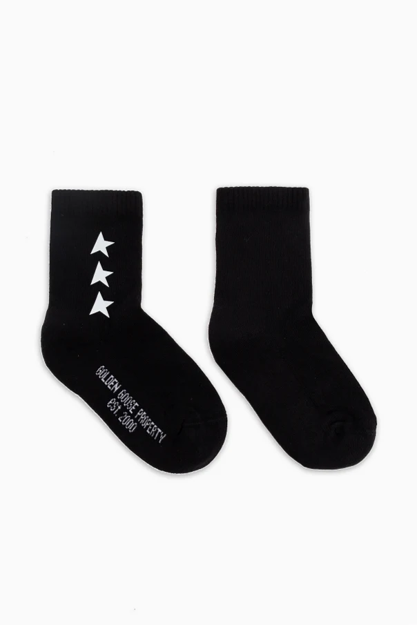 CZARNY Skarpety z logo