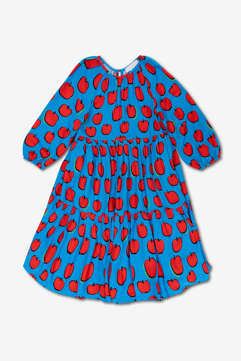 Dress with fruit motif