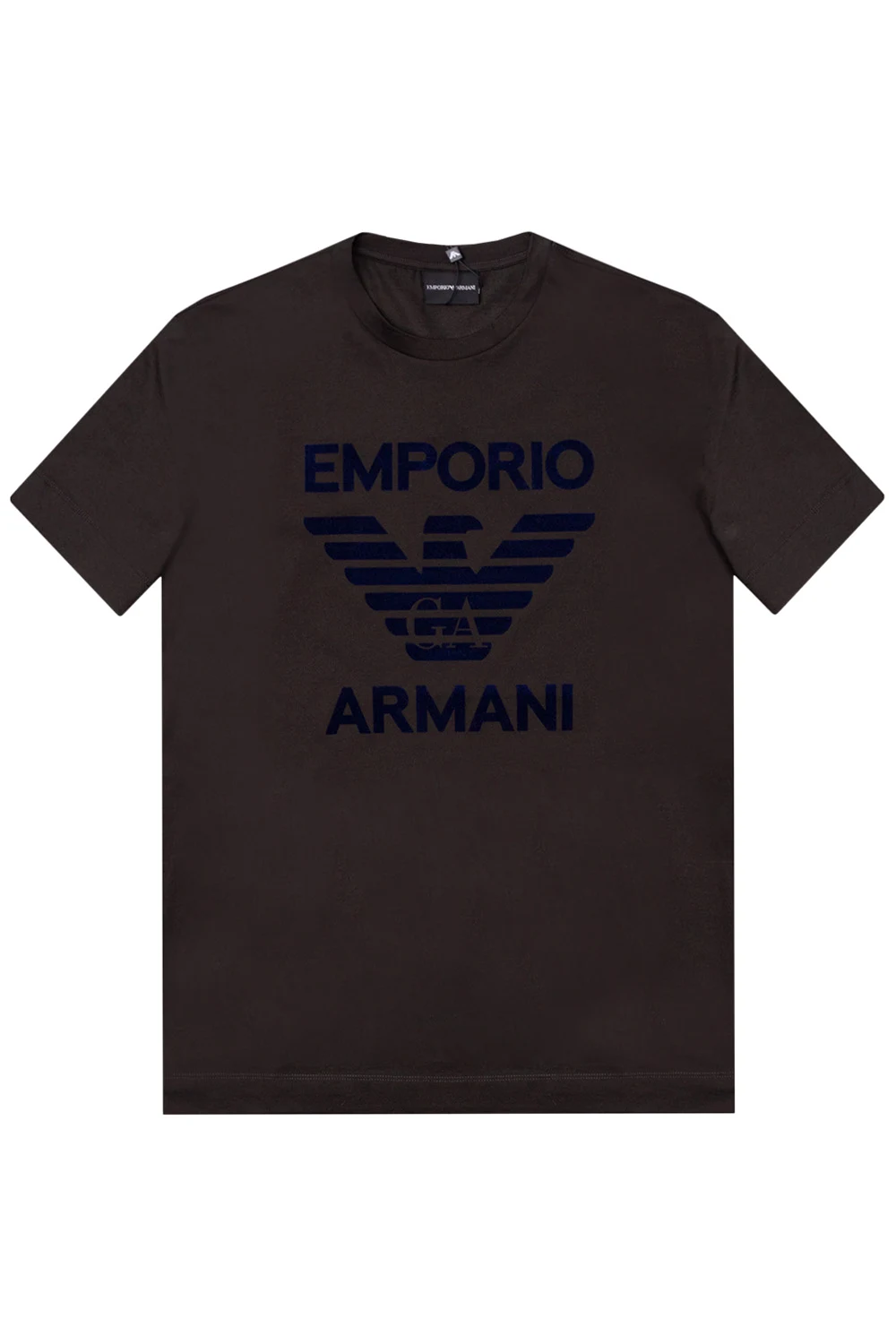 T-shirt z aksamitnym logo