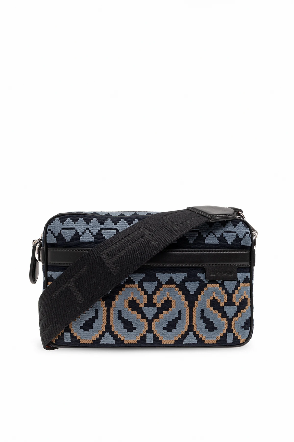 Torba na ramię z żakardowym wzorem