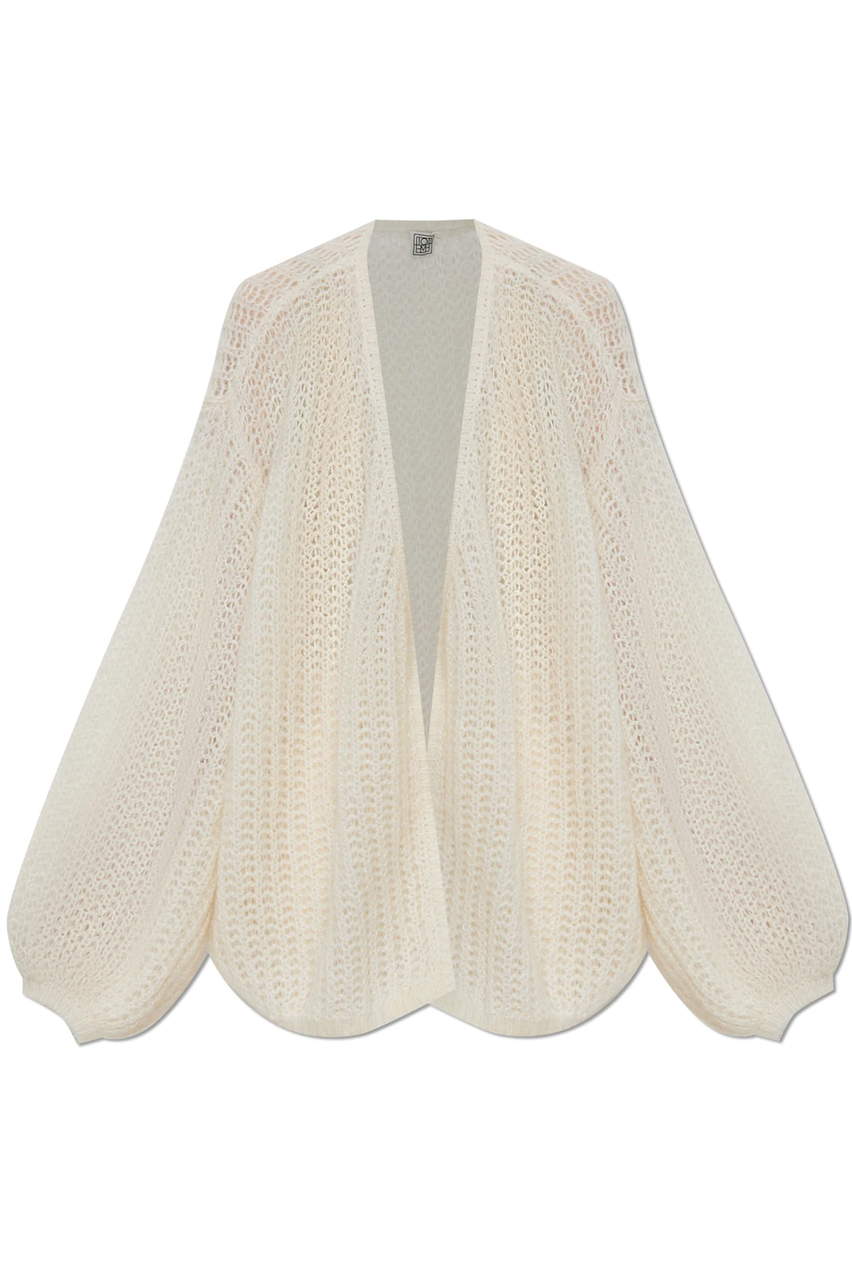 cream Mohair Cardigan